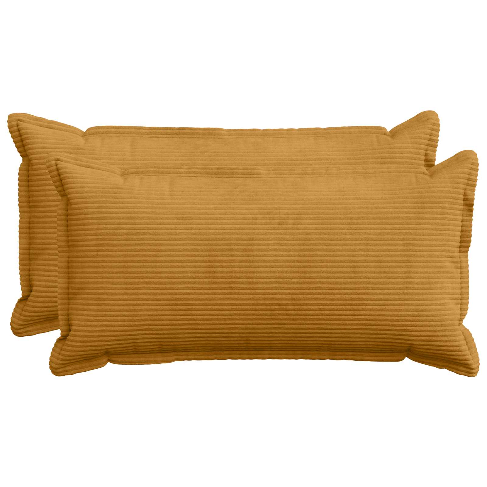 Federa 2 pz HOUTEN Giallo 40 x 70 cm corduroy