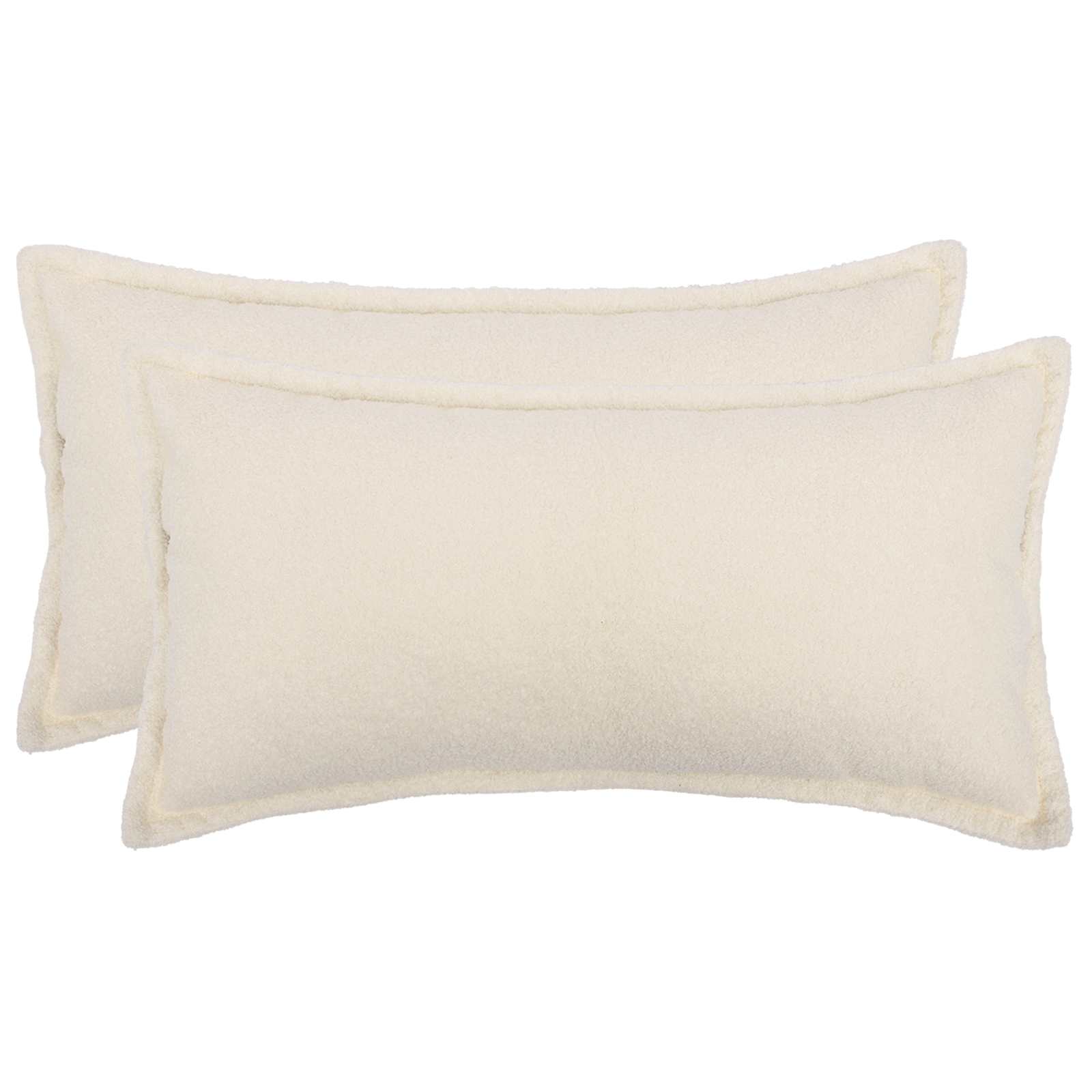 Federa 2 pcs HOUTEN Crema 40 x 70 cm Bouclé