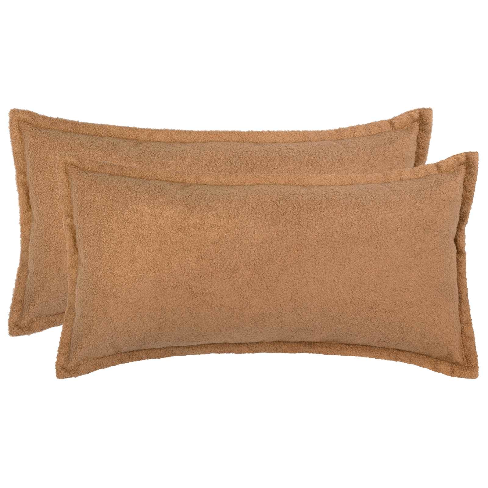 Federa 2 pcs HOUTEN Beige 40 x 70 cm Bouclé