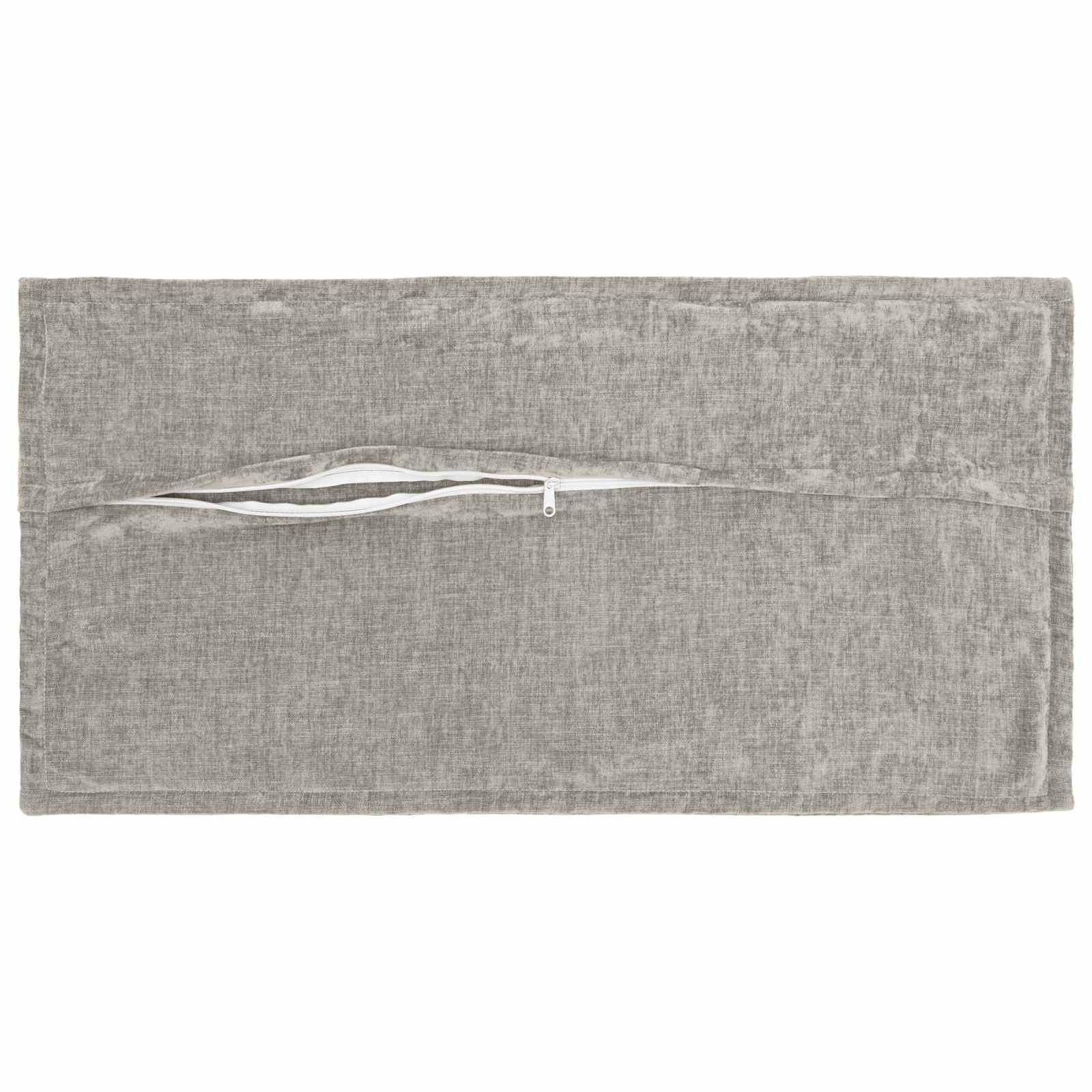 Federa 6 pz HOUTEN Grigio Chiaro 40 x 70 cm Tessuto Chenille