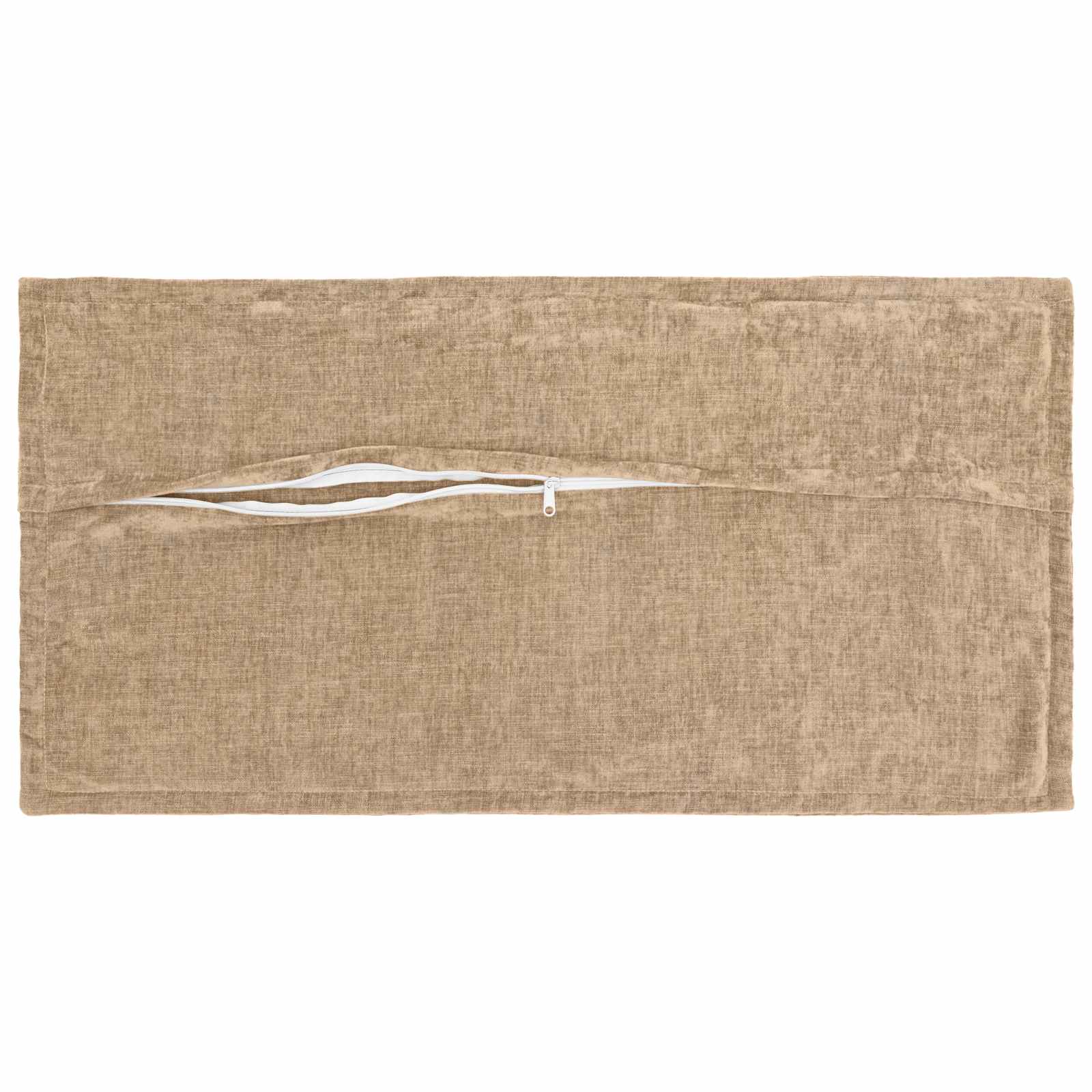 Federa 2 pz HOUTEN Tortora 40 x 70 cm Tessuto Chenille