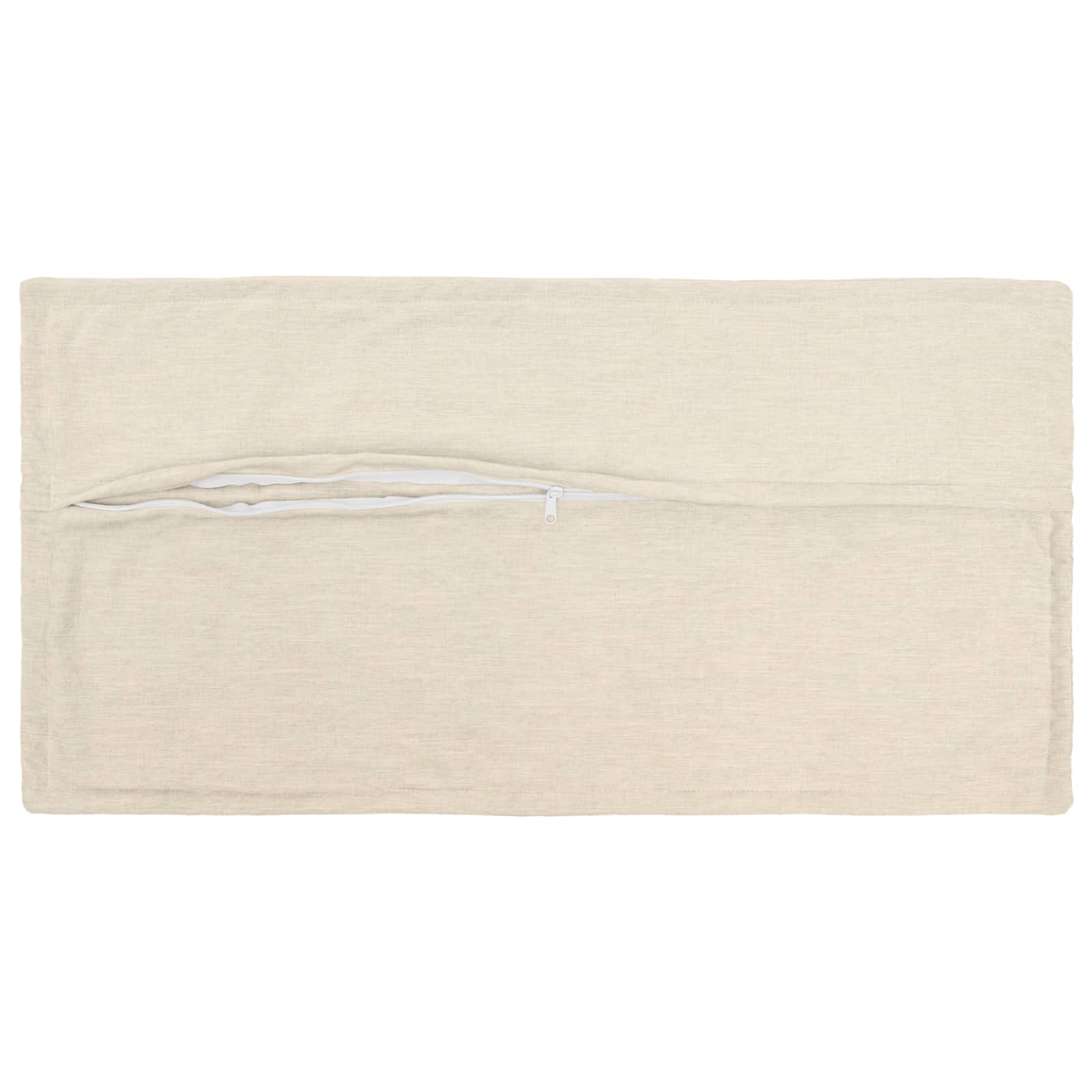 Federa 2 pz HOUTEN Crema 40 x 70 cm Tessuto Chenille