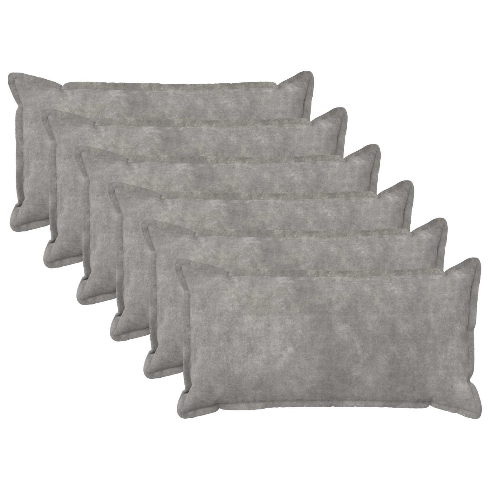 Federa 6 pcs HOUTEN Grigio Chiaro 40 x 70 cm