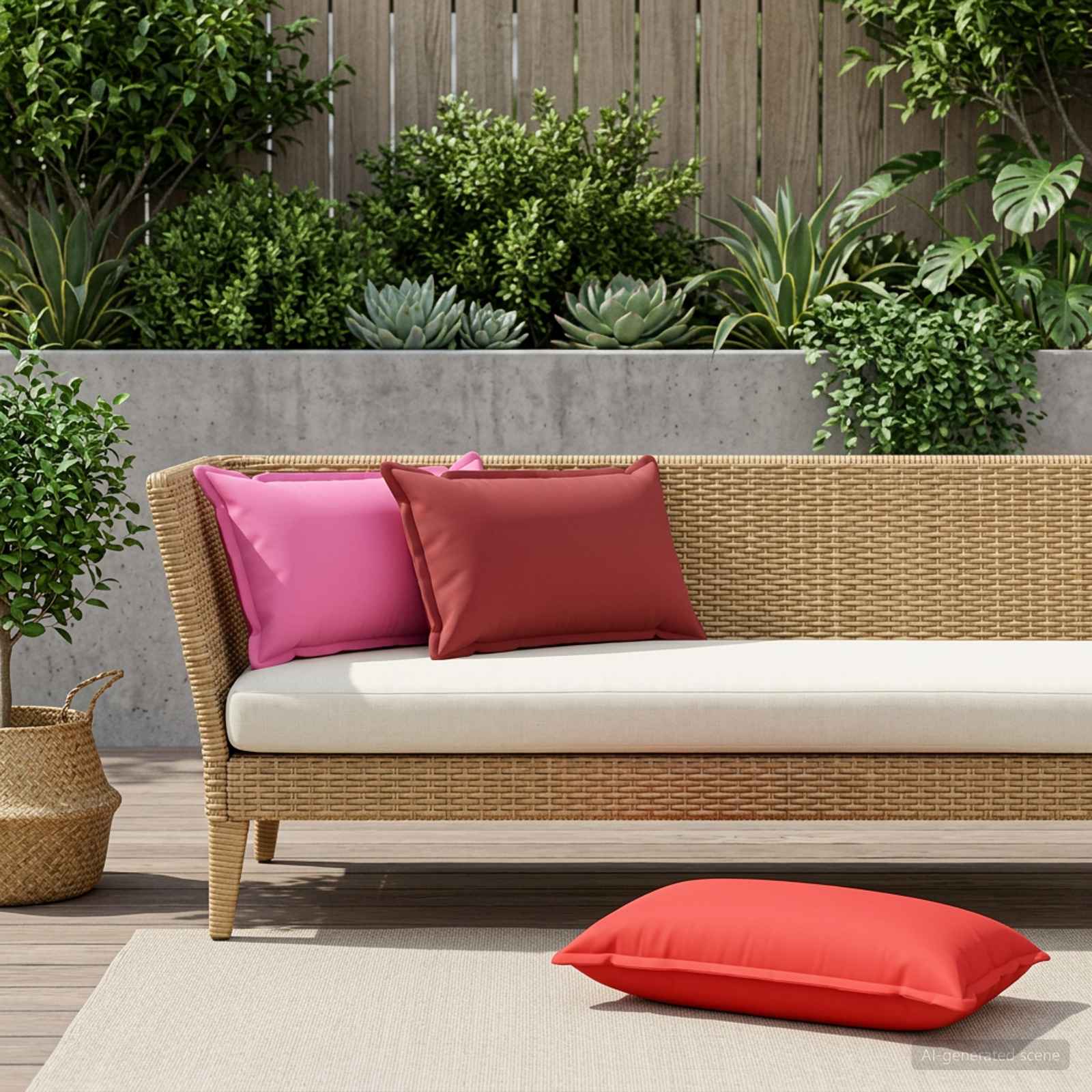 Federa 6 pz HOUTEN Rosa 40 x 70 cm Poliestere