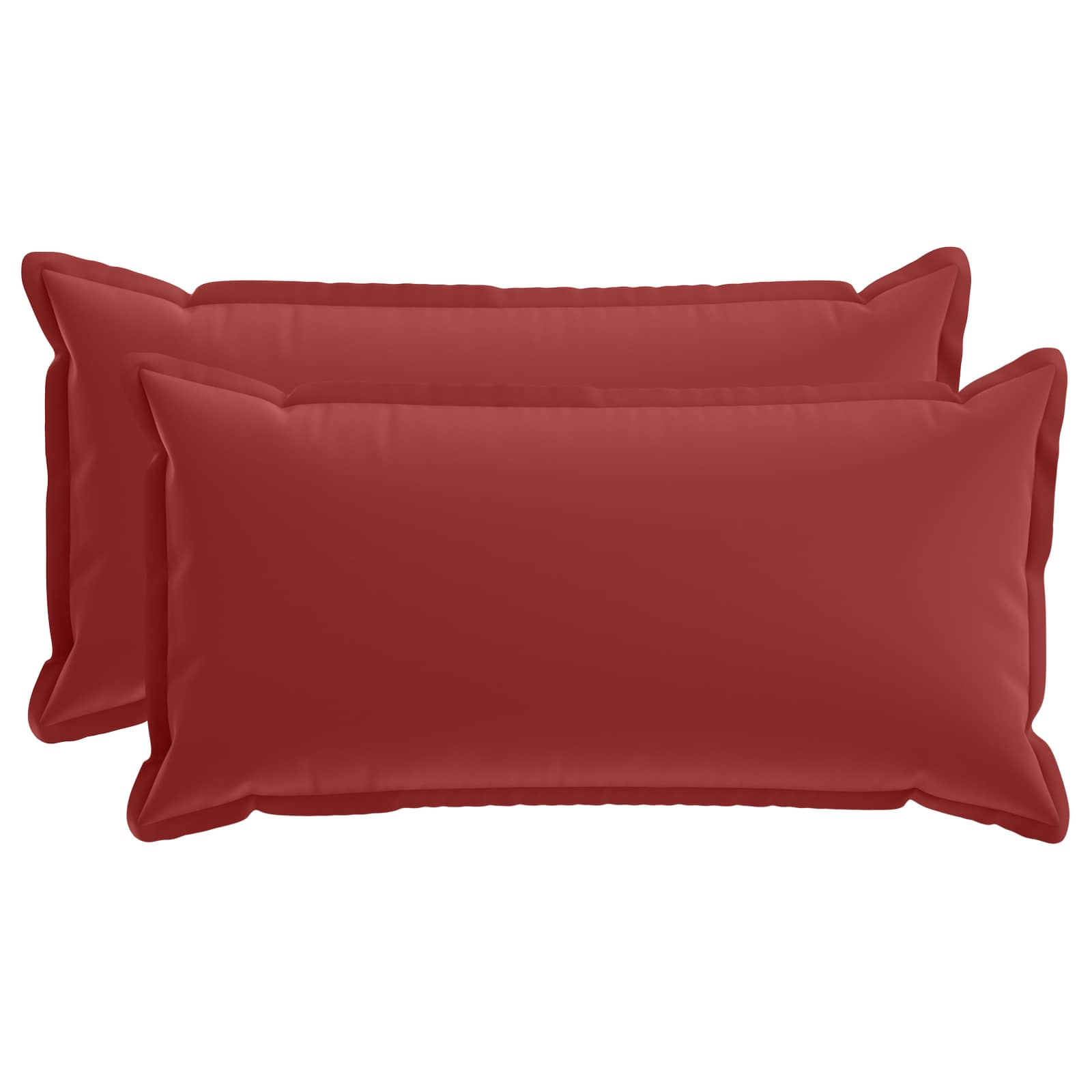 Federa 2 pz HOUTEN Rosso Vino 40 x 70 cm Poliestere