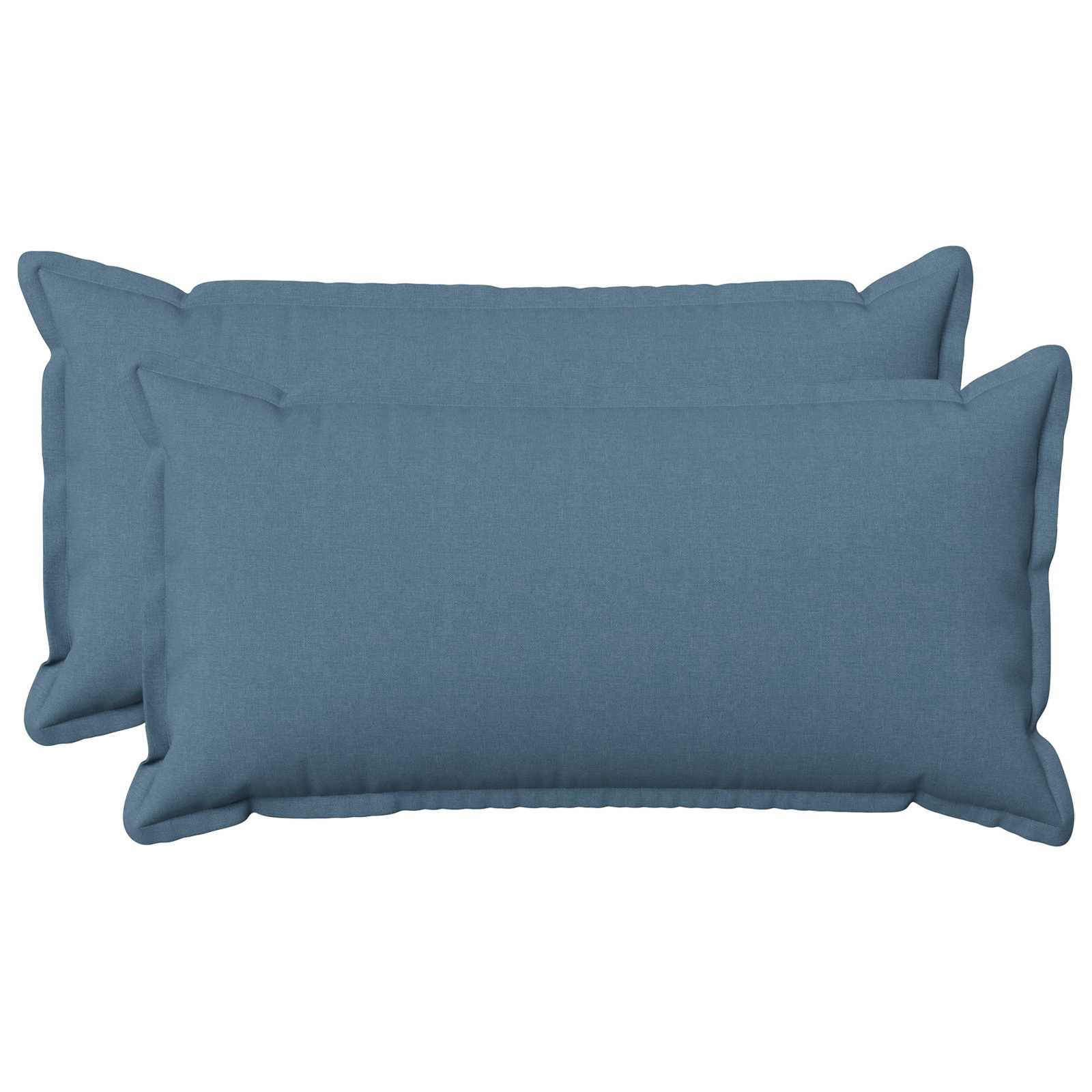 Federa 2 pcs HOUTEN Blu jeans 40 x 80 cm Lino