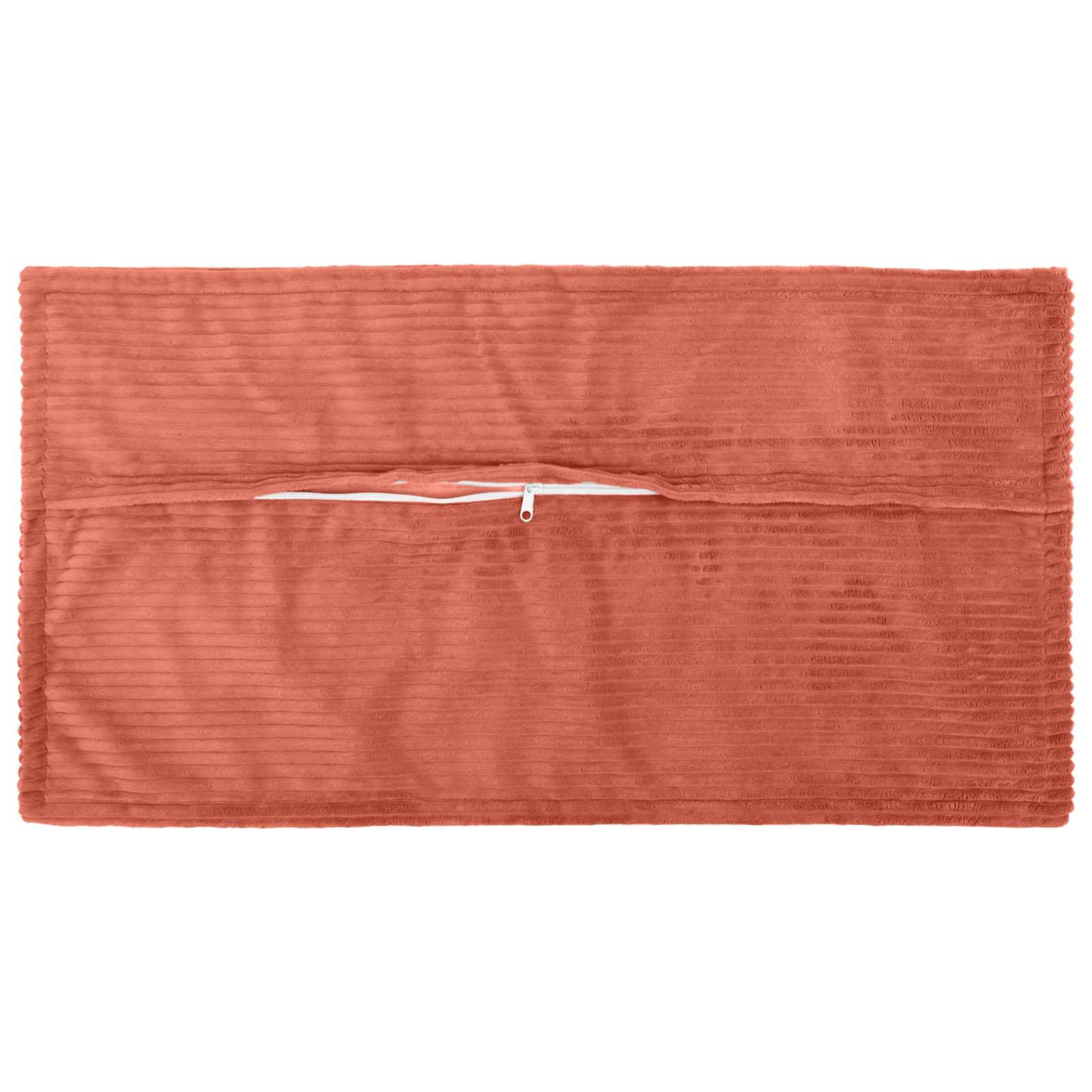 Federa 2 pz HOUTEN Rosso Arancio 40 x 80 cm corduroy