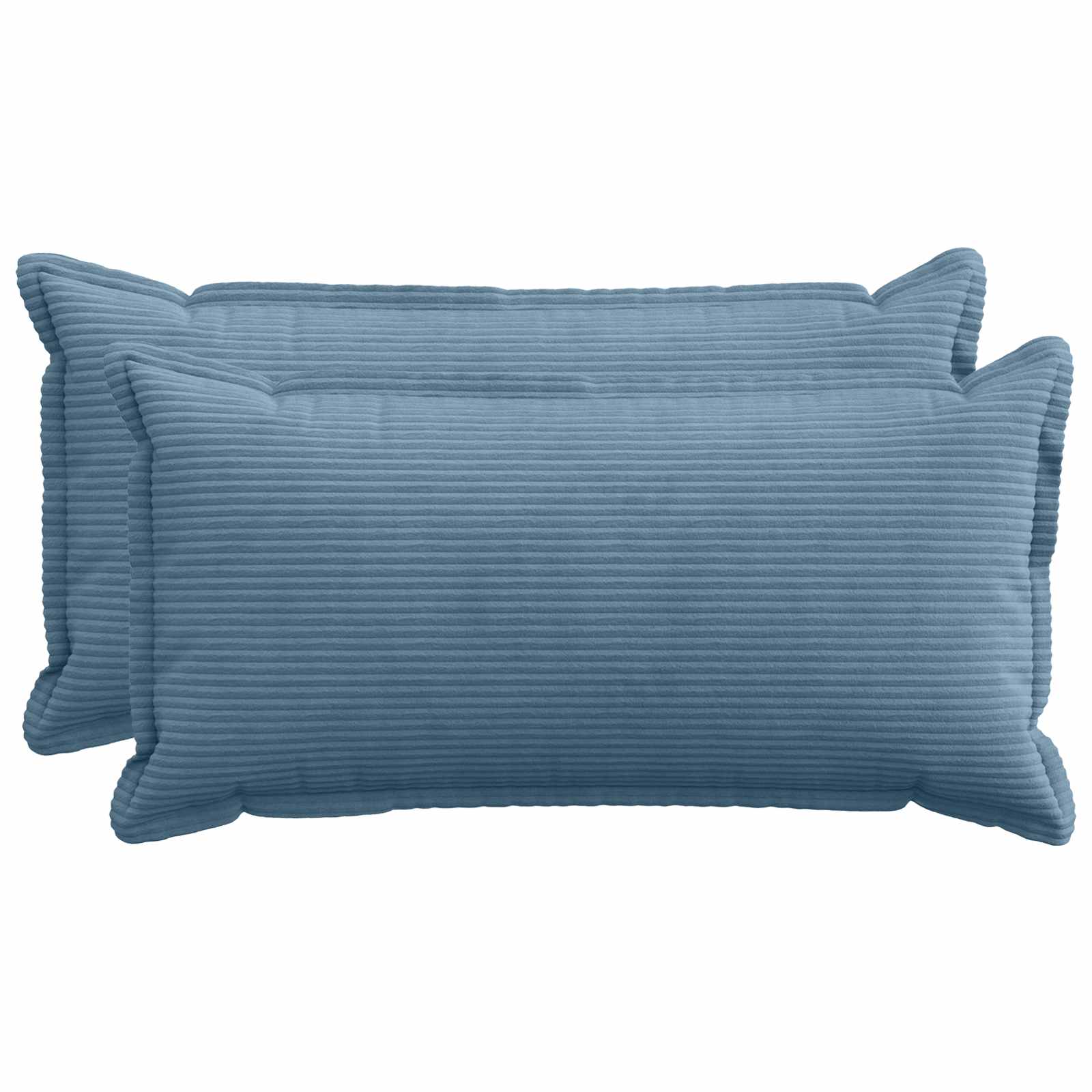 Federa 2 pz HOUTEN Blu 40 x 80 cm corduroy
