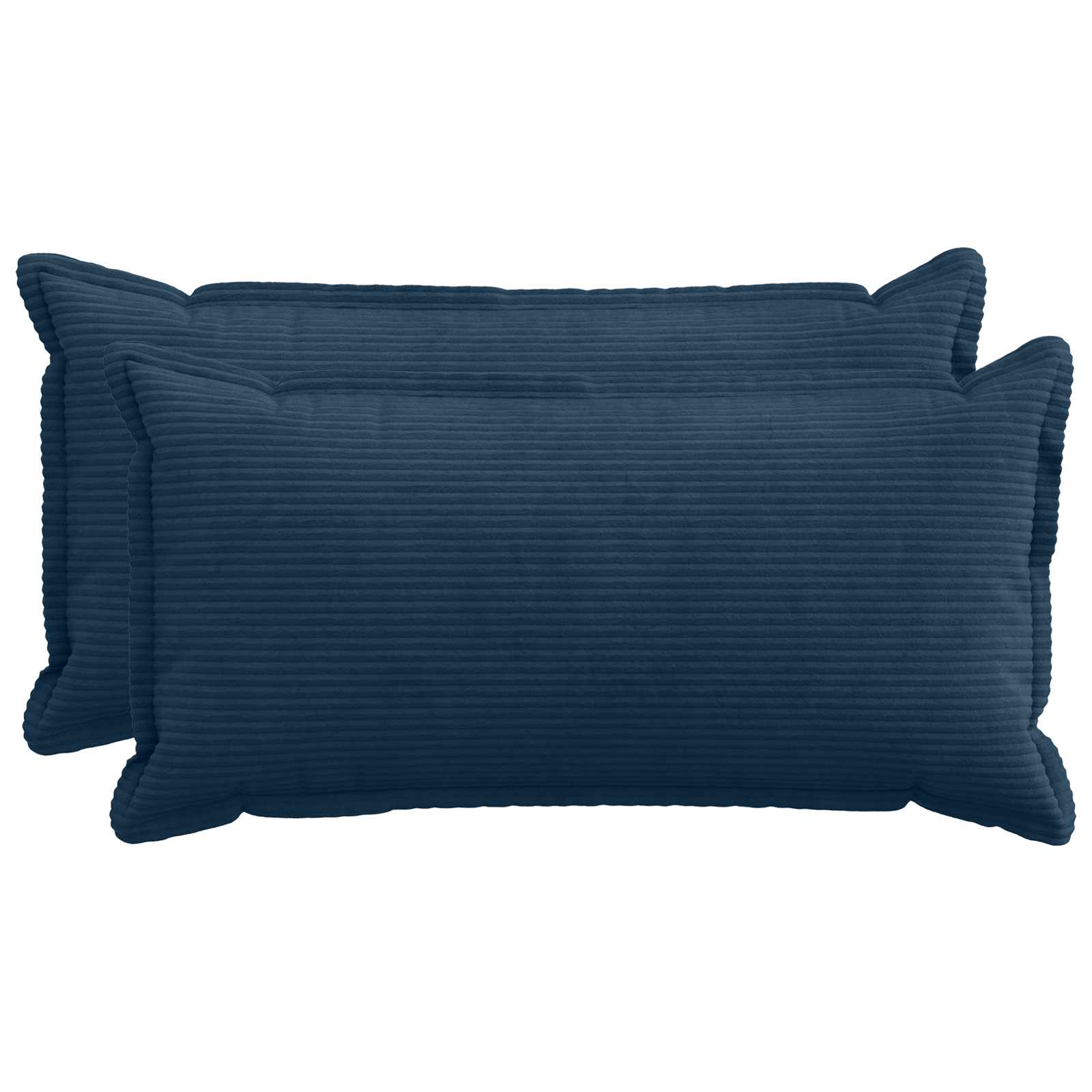 Federa 2 pz HOUTEN Blu navy 40 x 80 cm corduroy