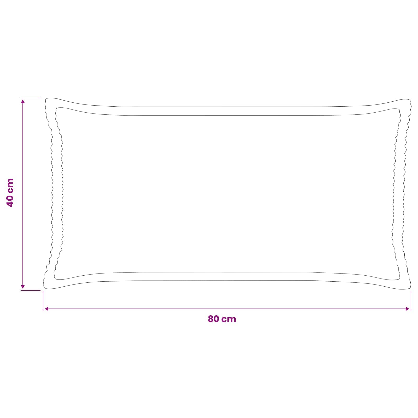 Federa 12 pz HOUTEN Verde 40 x 80 cm corduroy