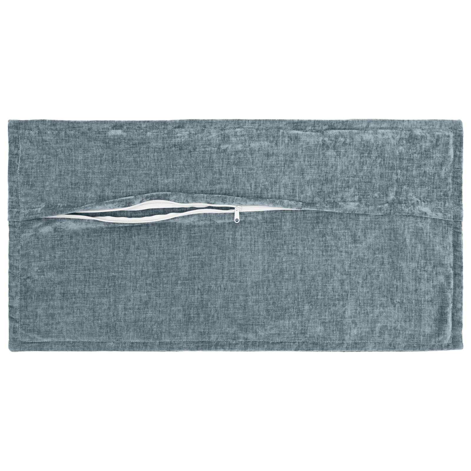 Federa 2 pz HOUTEN Azzurro 40 x 80 cm Tessuto Chenille