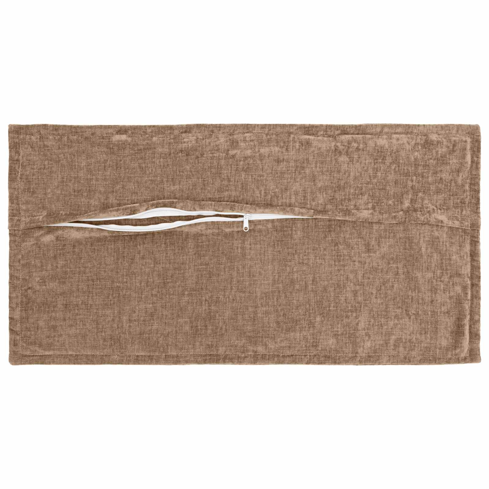 Federa 6 pz HOUTEN Marrone 40 x 80 cm Tessuto Chenille