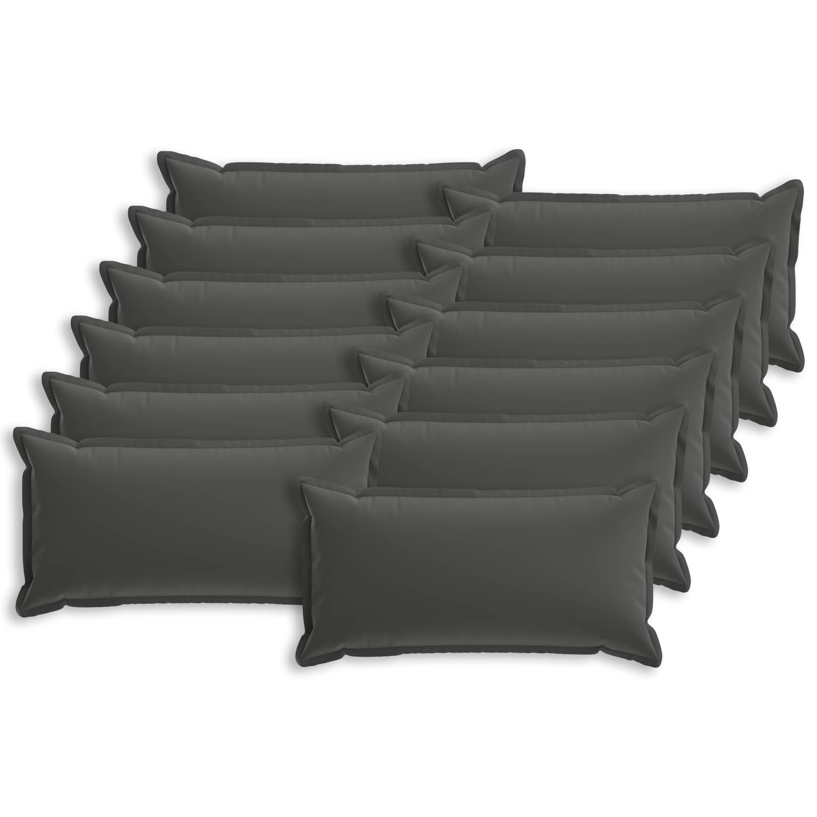 Federa 12 pz HOUTEN Antracite 40 x 80 cm Poliestere