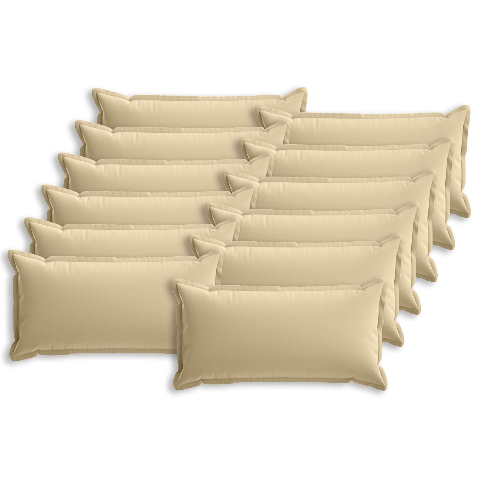 Federa 12 pz HOUTEN Beige 40 x 80 cm Poliestere