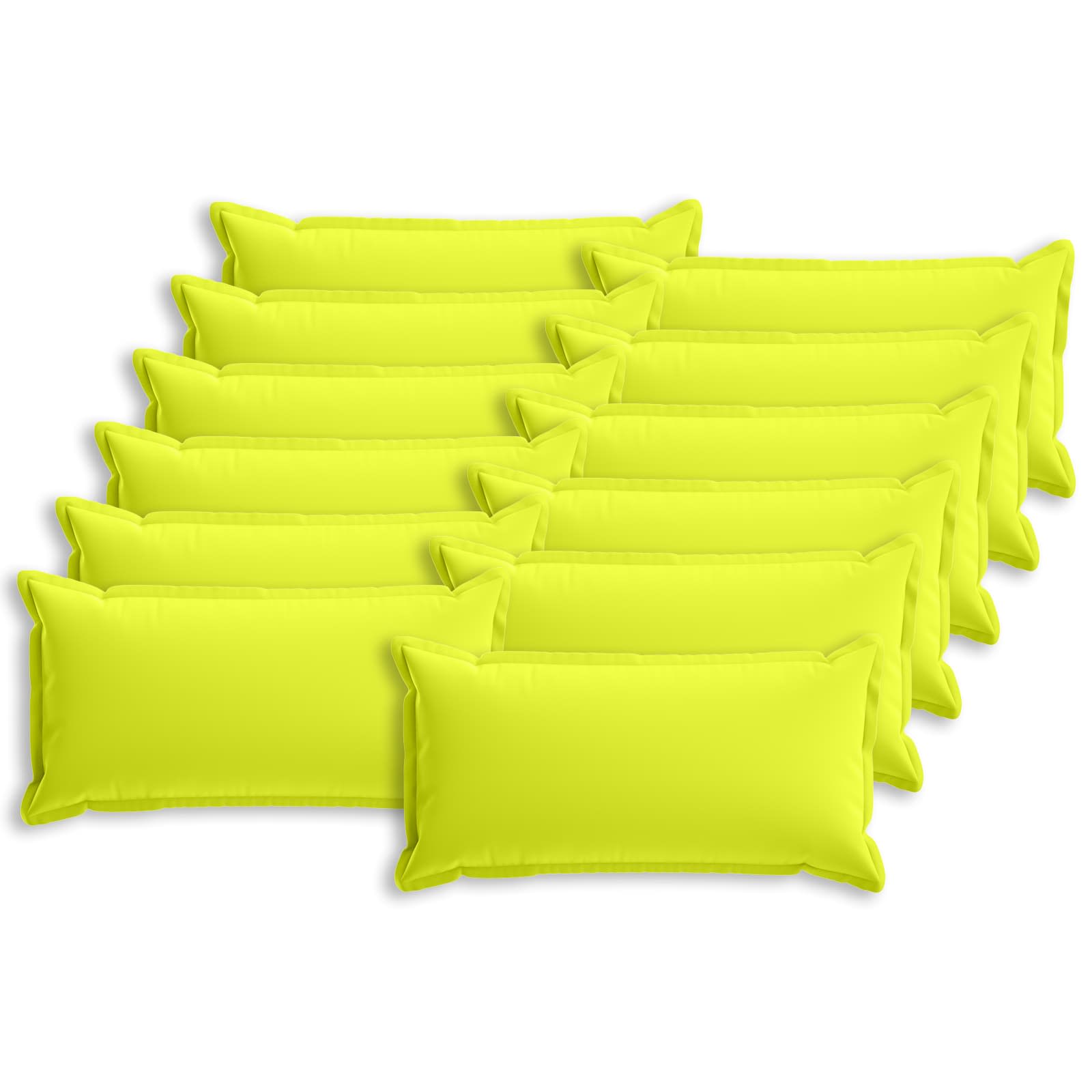 Federa 12 pz HOUTEN Verde brillante. 40 x 80 cm Poliestere
