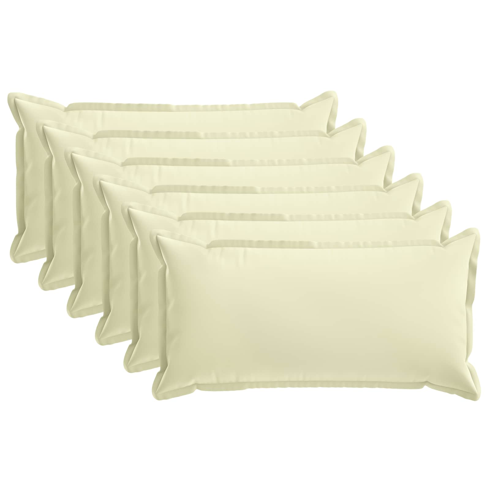 Federa 6 pz HOUTEN Crema 40 x 80 cm Poliestere