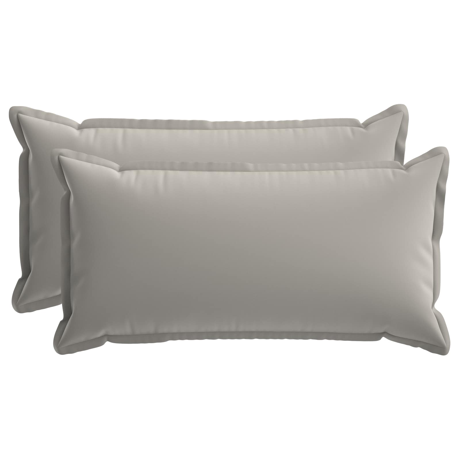 Federa 2 pz HOUTEN Grigio 40 x 80 cm Poliestere
