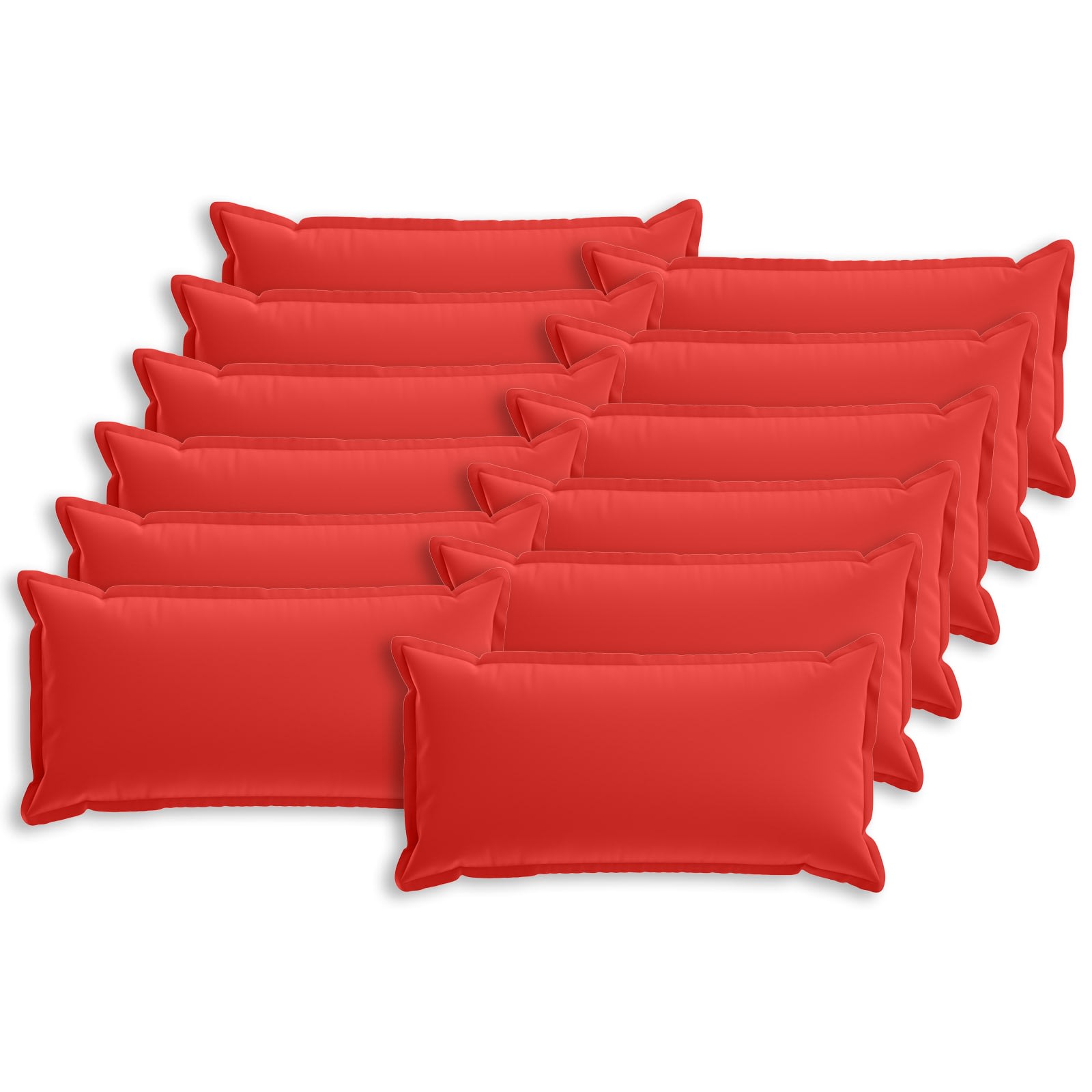Federa 12 pz HOUTEN Rosso 40 x 80 cm Poliestere