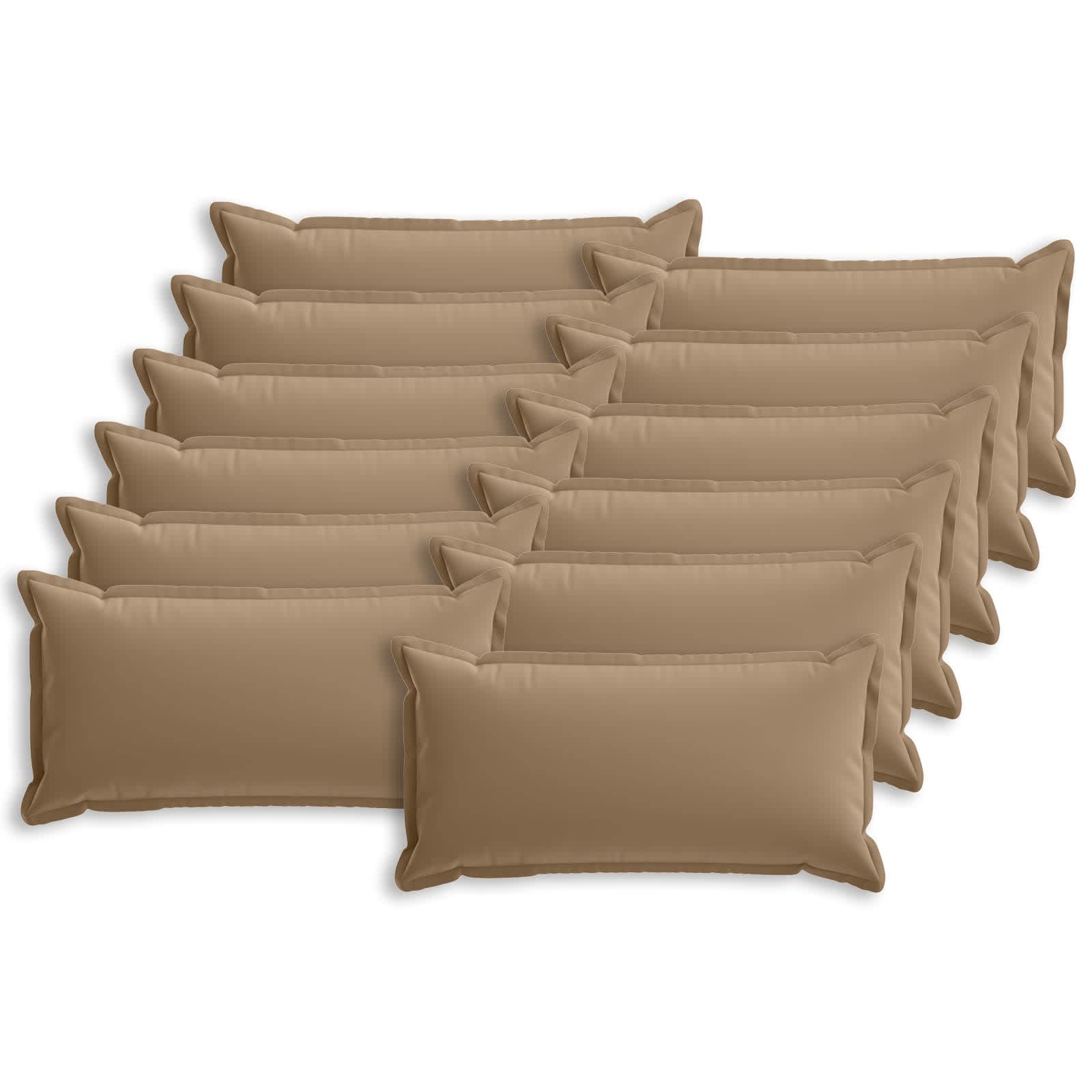 Federa 12 pz HOUTEN Tortora 40 x 80 cm Poliestere