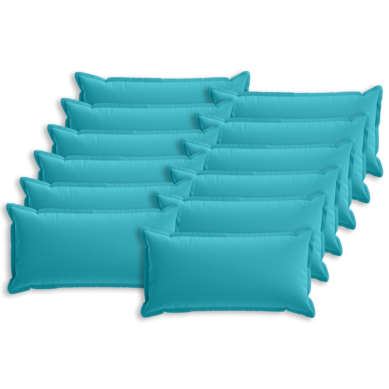 Federa 12 pz HOUTEN Turchese 40 x 80 cm Poliestere