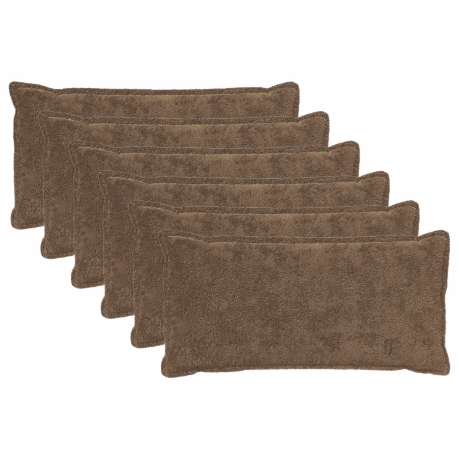 Federa 6 pz HOUTEN Marrone Chiaro 40 x 80 cm