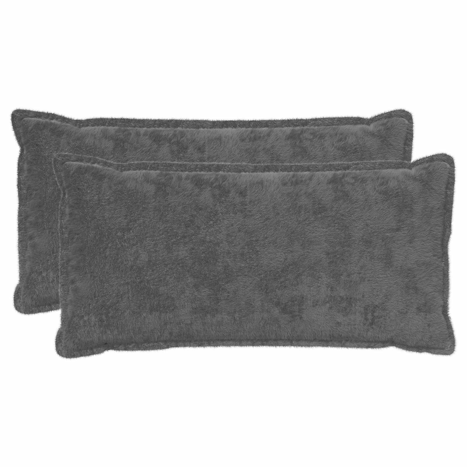 Federa 2 pz HOUTEN Grigio Scuro 40 x 80 cm