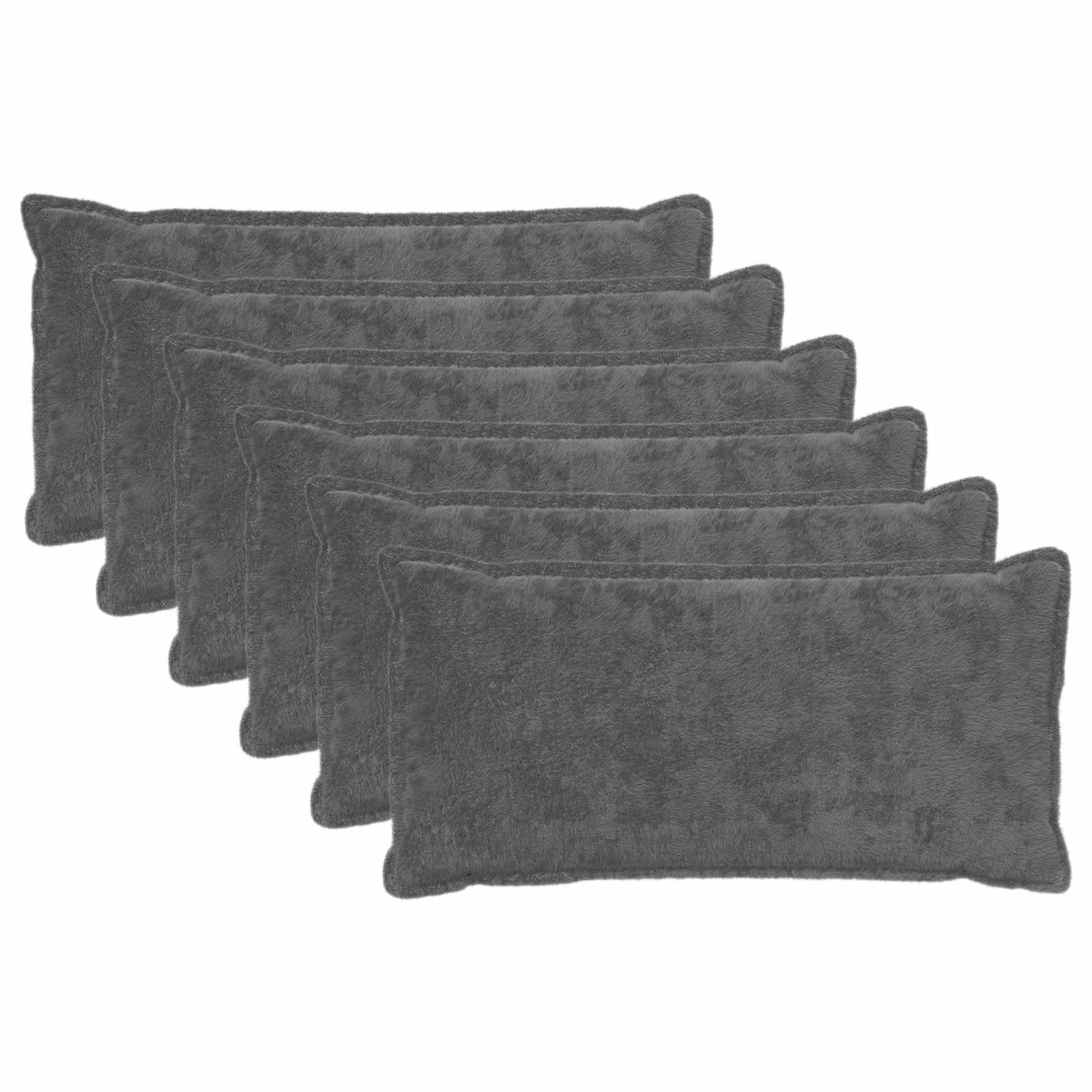 Federa 6 pz HOUTEN Grigio Scuro 40 x 80 cm