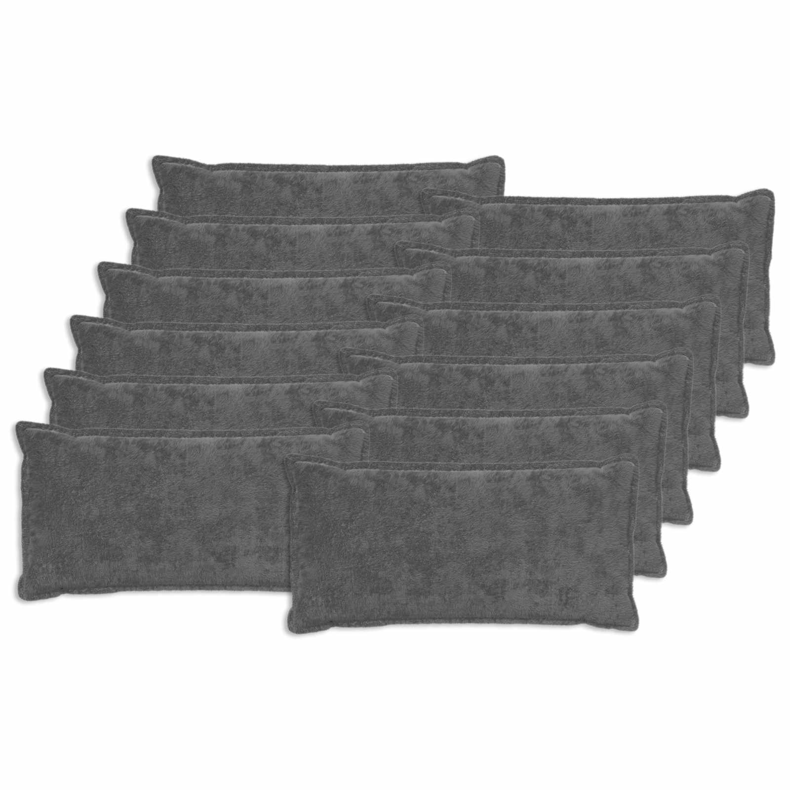 Federa 12 pz HOUTEN Grigio Scuro 40 x 80 cm