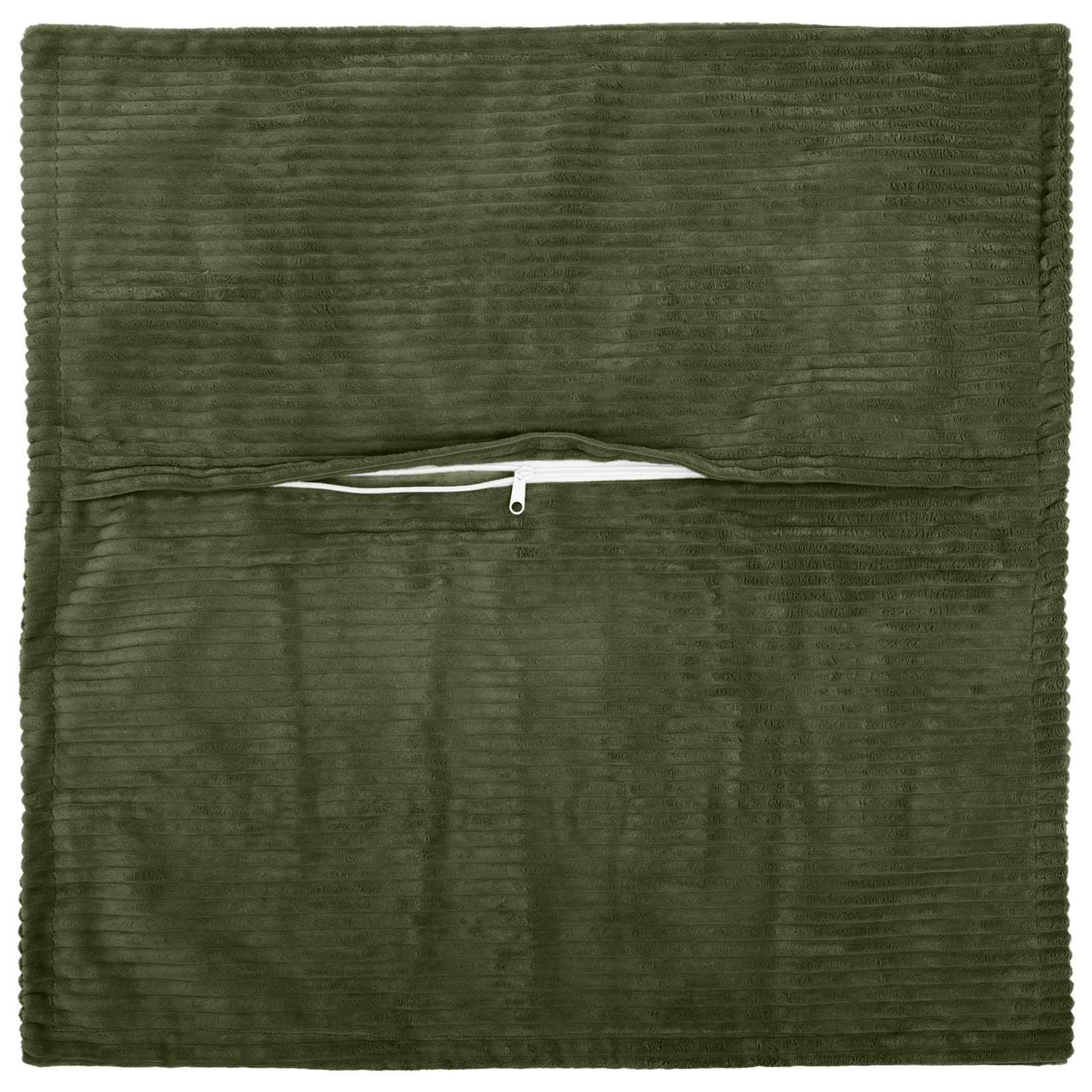 Federa 12 pz HOUTEN Verde 45 x 45 cm corduroy