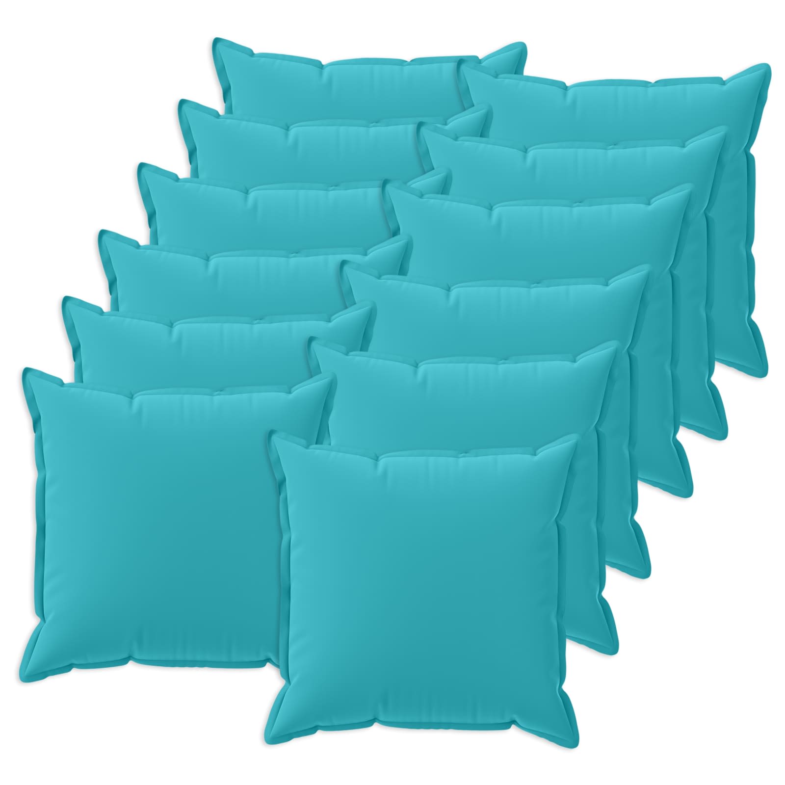 Federa 12 pz HOUTEN Turchese 45 x 45 cm Poliestere