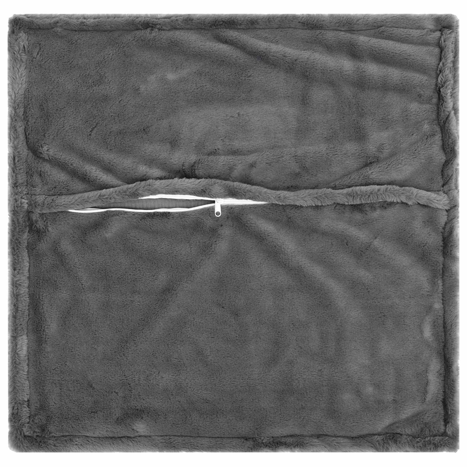 Federa 6 pz HOUTEN Grigio Scuro 45 x 45 cm