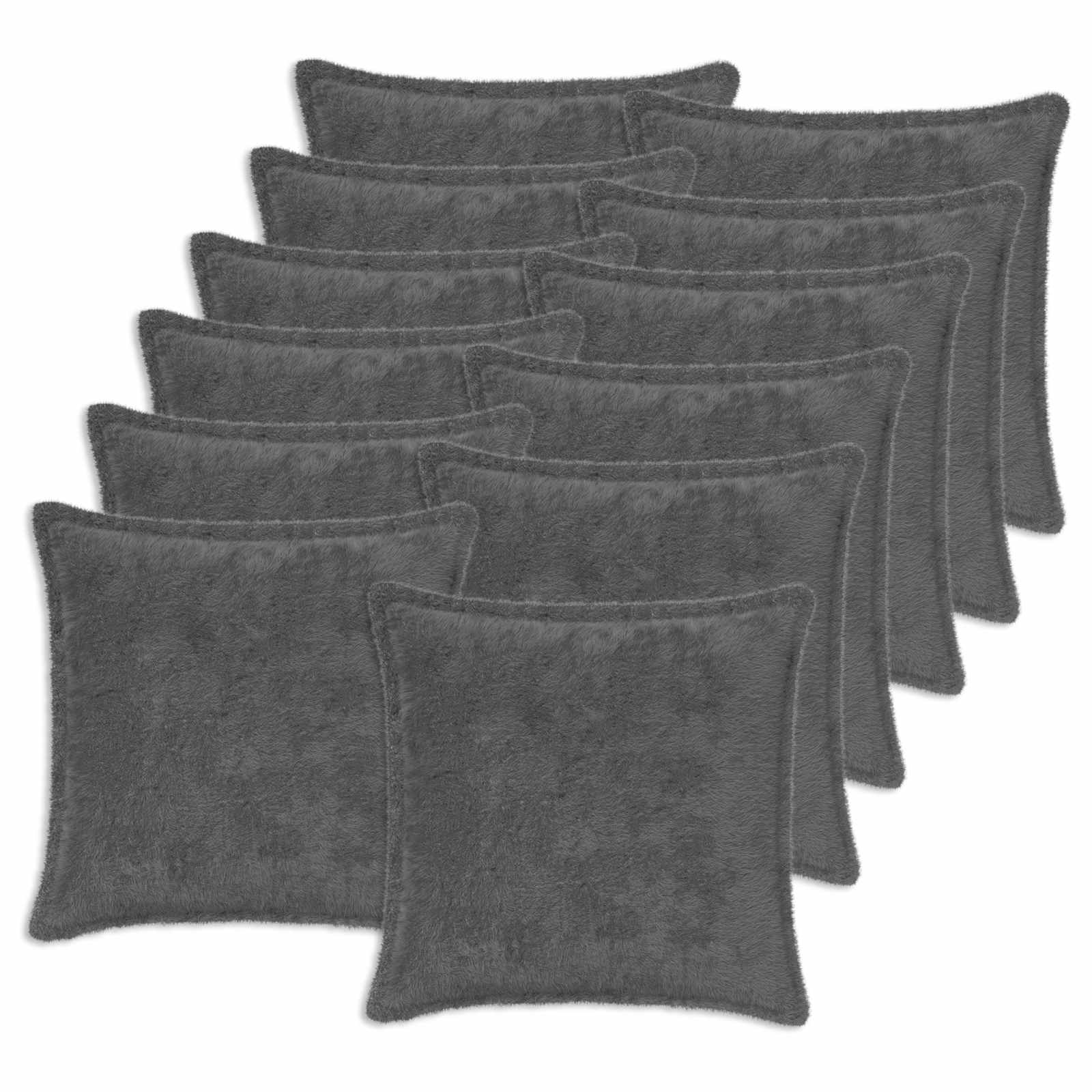 Federa 12 pz HOUTEN Grigio Scuro 45 x 45 cm