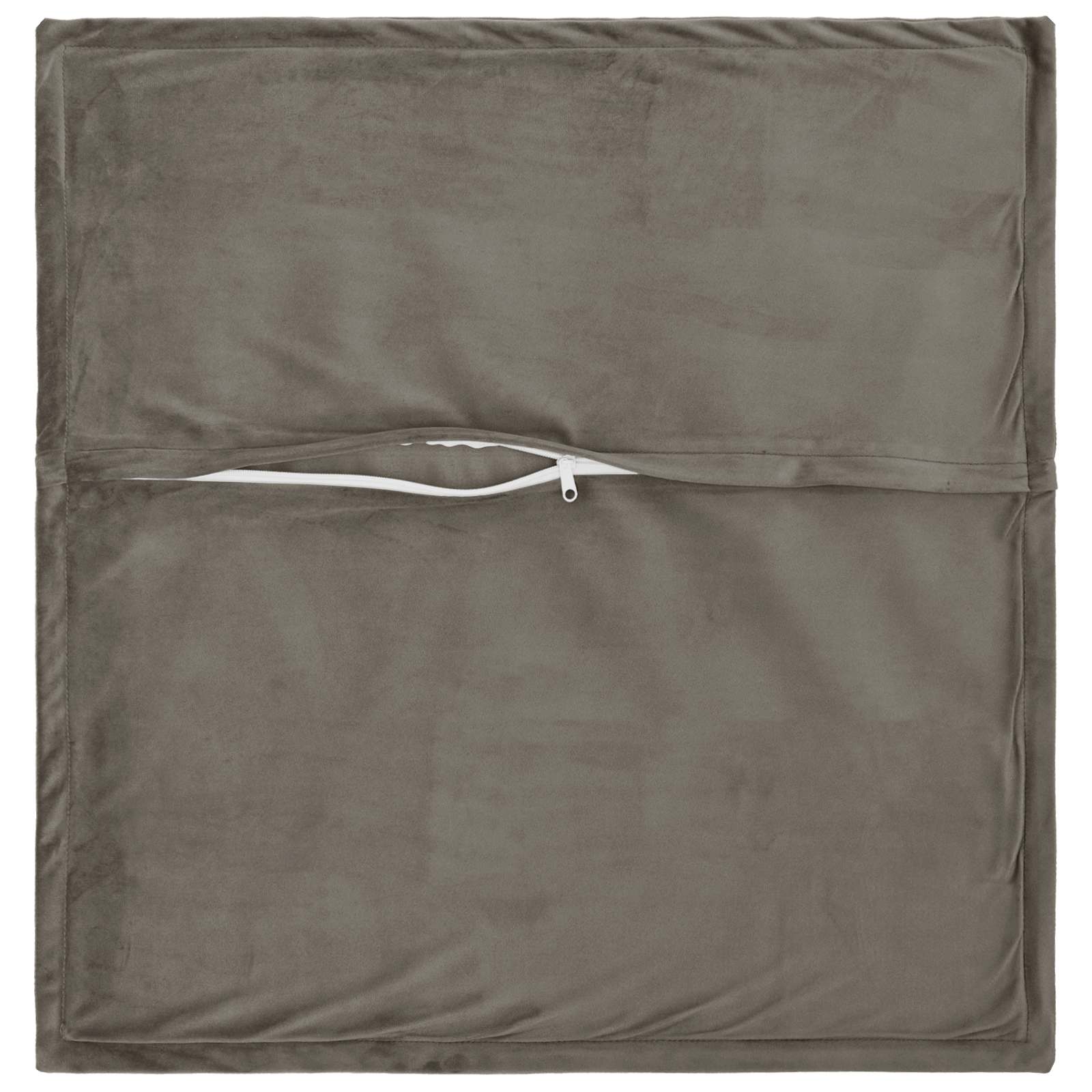 Federa 2 pcs HOUTEN Grigio Chiaro 50 x 50 cm Velluto