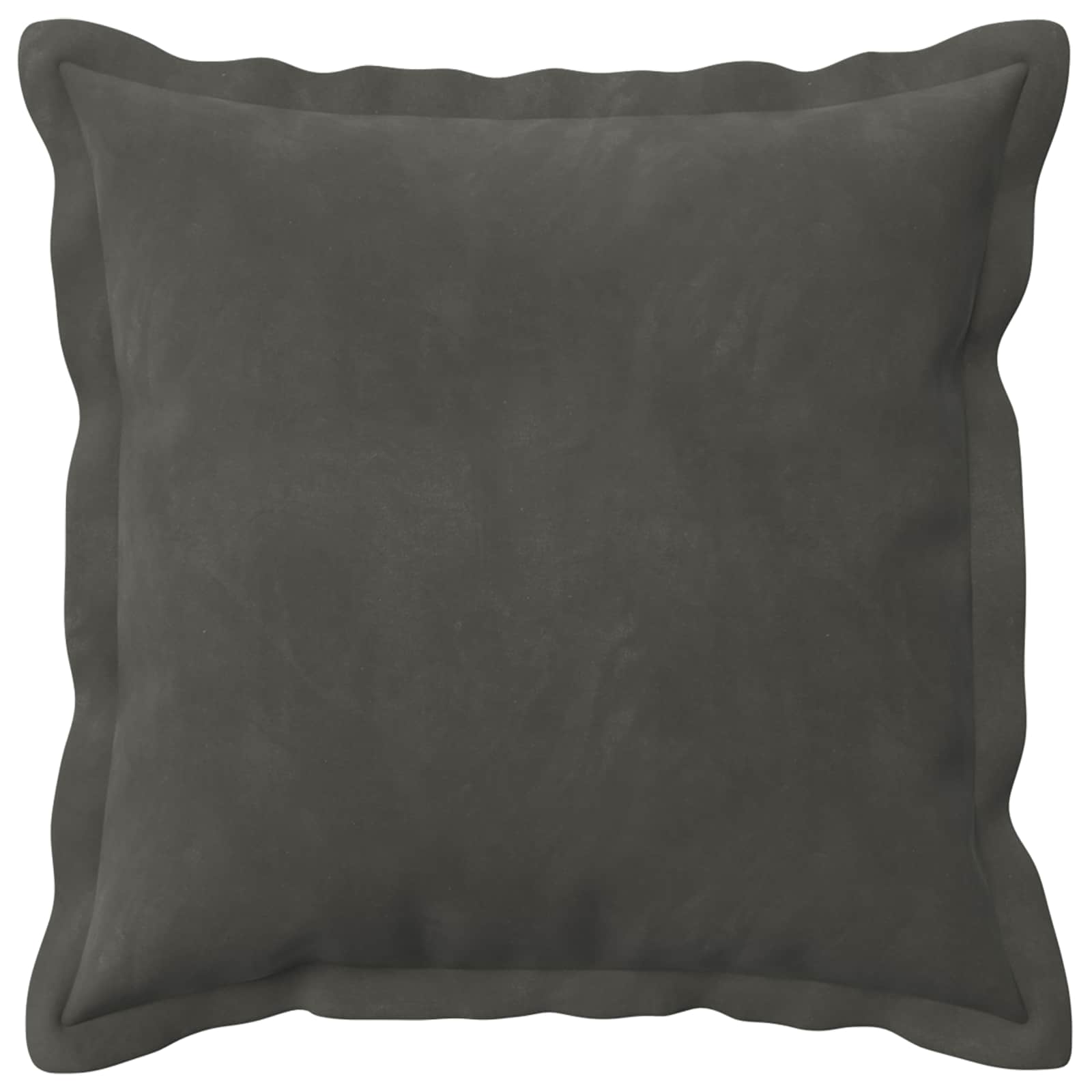 Federa 12 pcs HOUTEN Grigio Scuro 50 x 50 cm Velluto