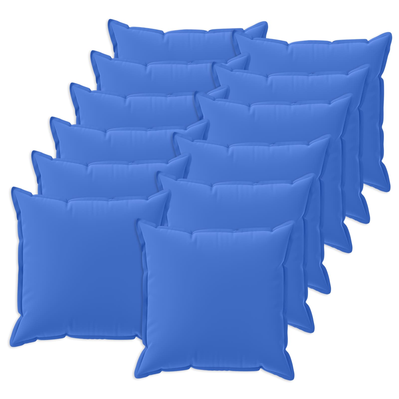 Federa 12 pz HOUTEN Blu Reale 50 x 50 cm Poliestere