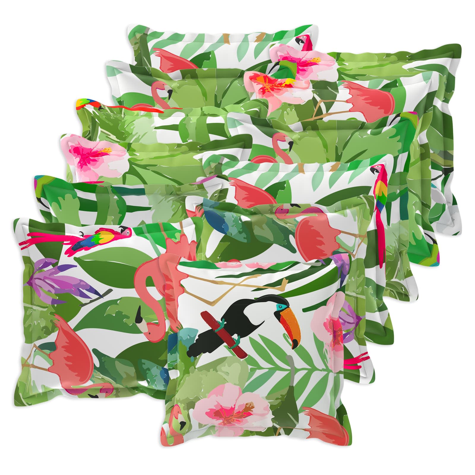Federa 12 pz HOUTEN Multicolore 50 x 50 cm Poliestere