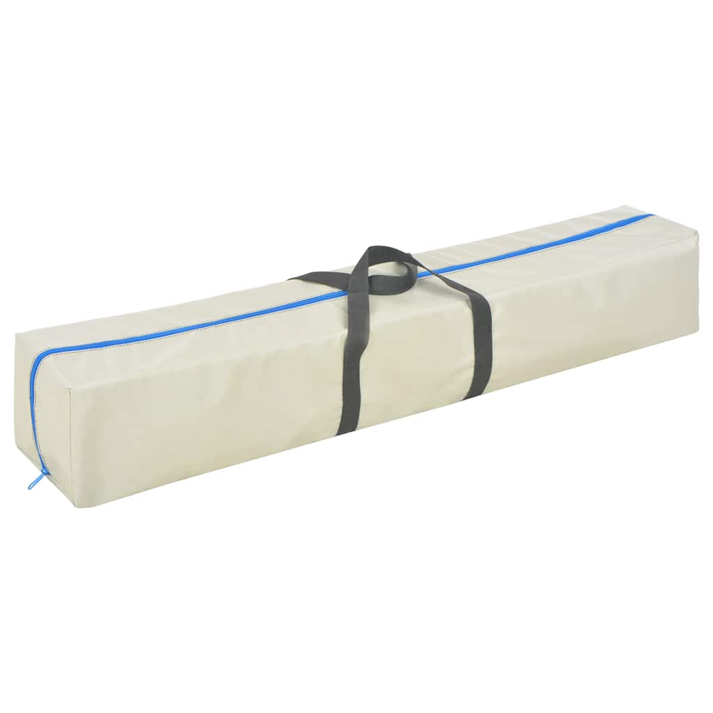 Tappetino Ginnastica Gonfiabile e Pompa 500x100x10 cm PVC Verde