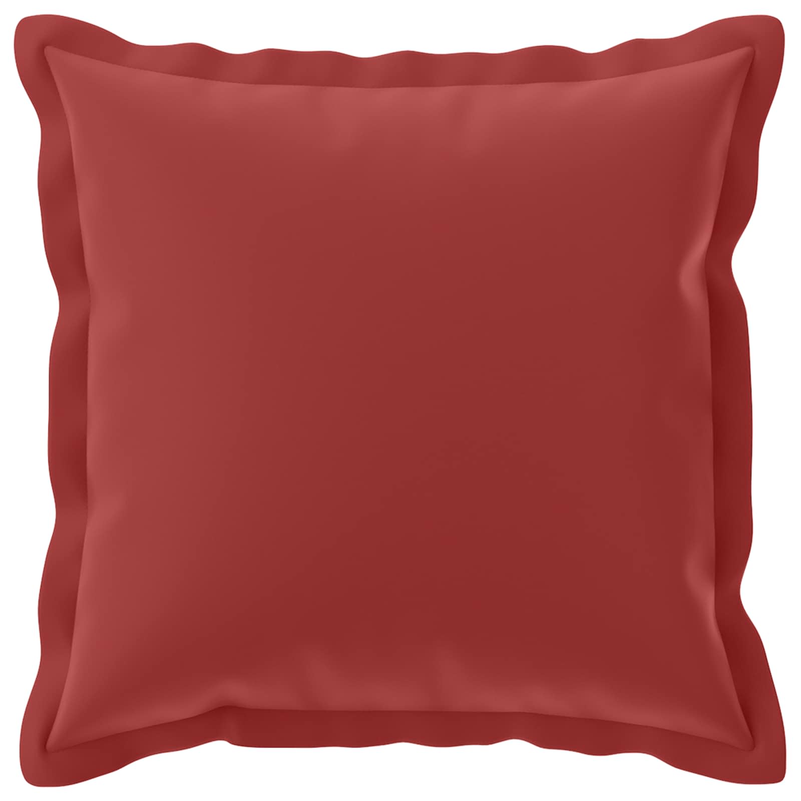 Federa 12 pz HOUTEN Rosso Vino 50 x 50 cm Poliestere