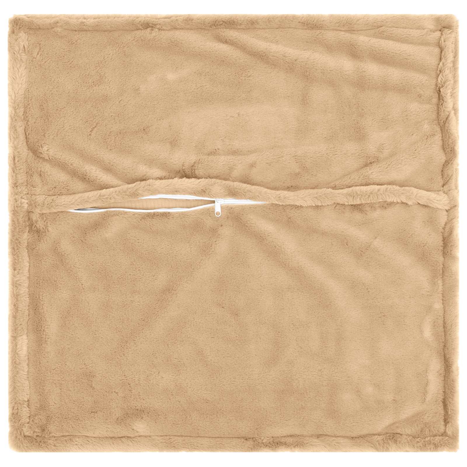 Federa 6 pz HOUTEN Crema 50 x 50 cm Pelliccia di Coniglio Finta