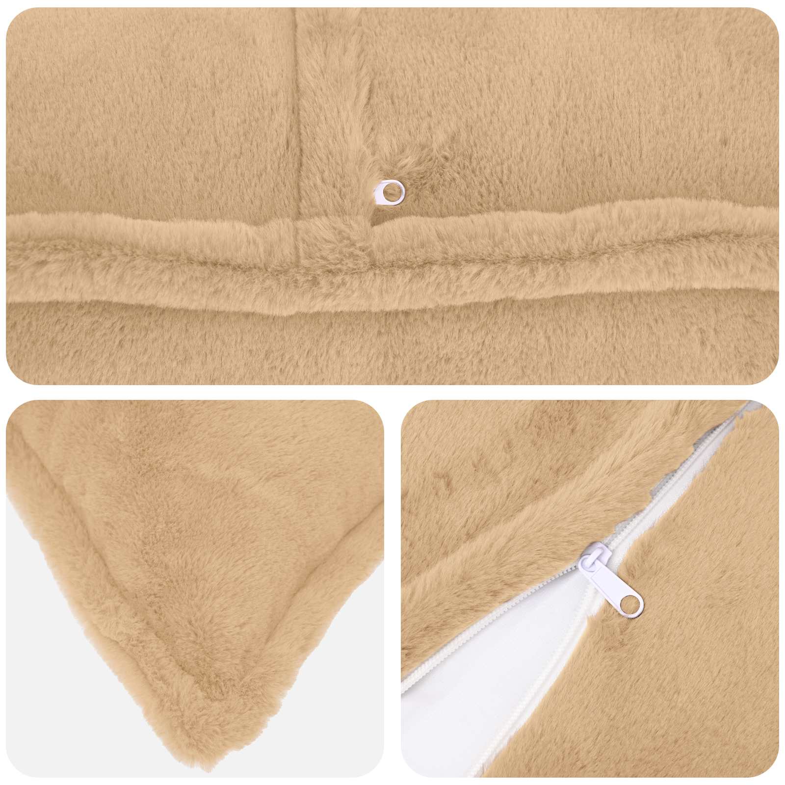 Federa 12 pz HOUTEN Crema 50 x 50 cm