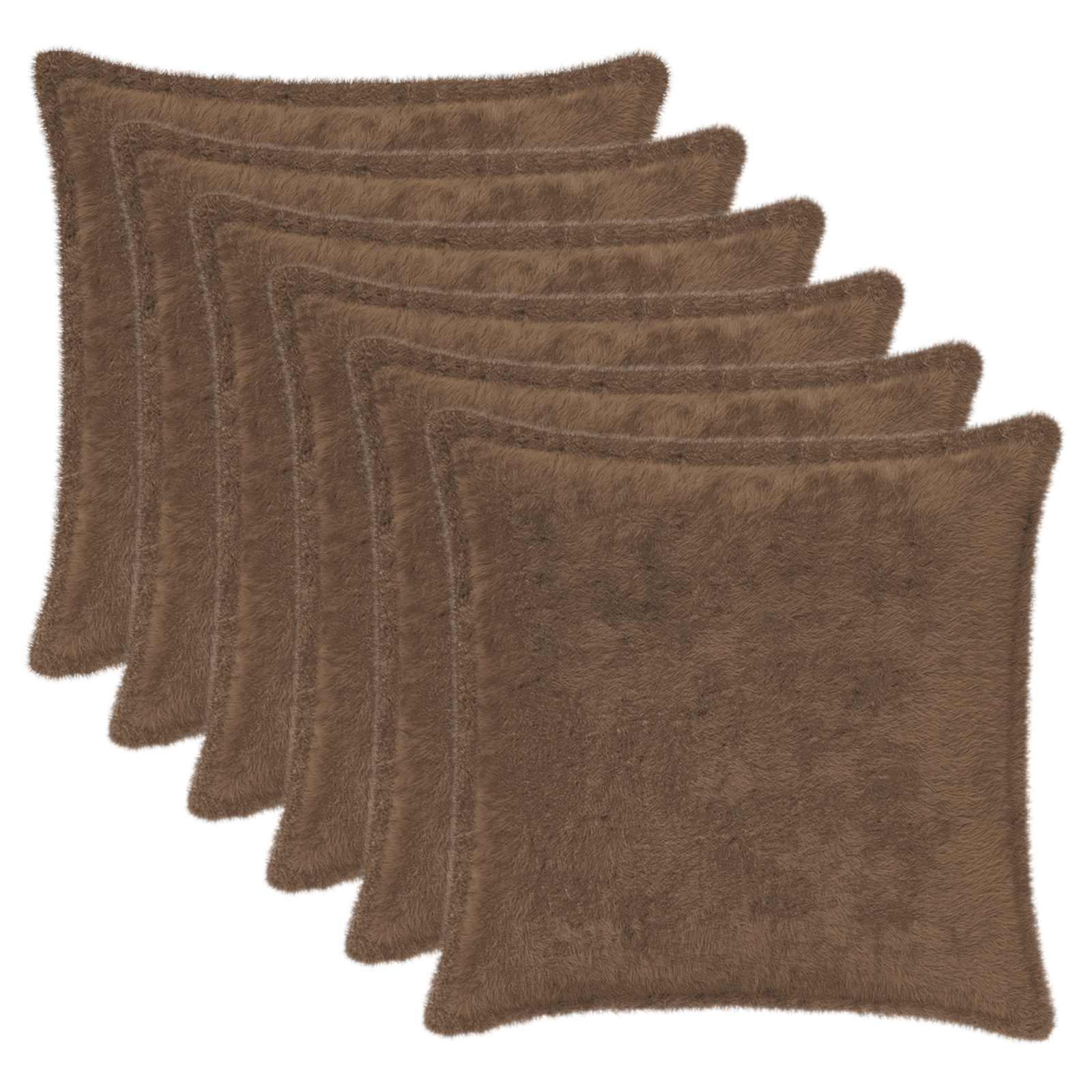 Federa 6 pz HOUTEN Marrone Chiaro 50 x 50 cm