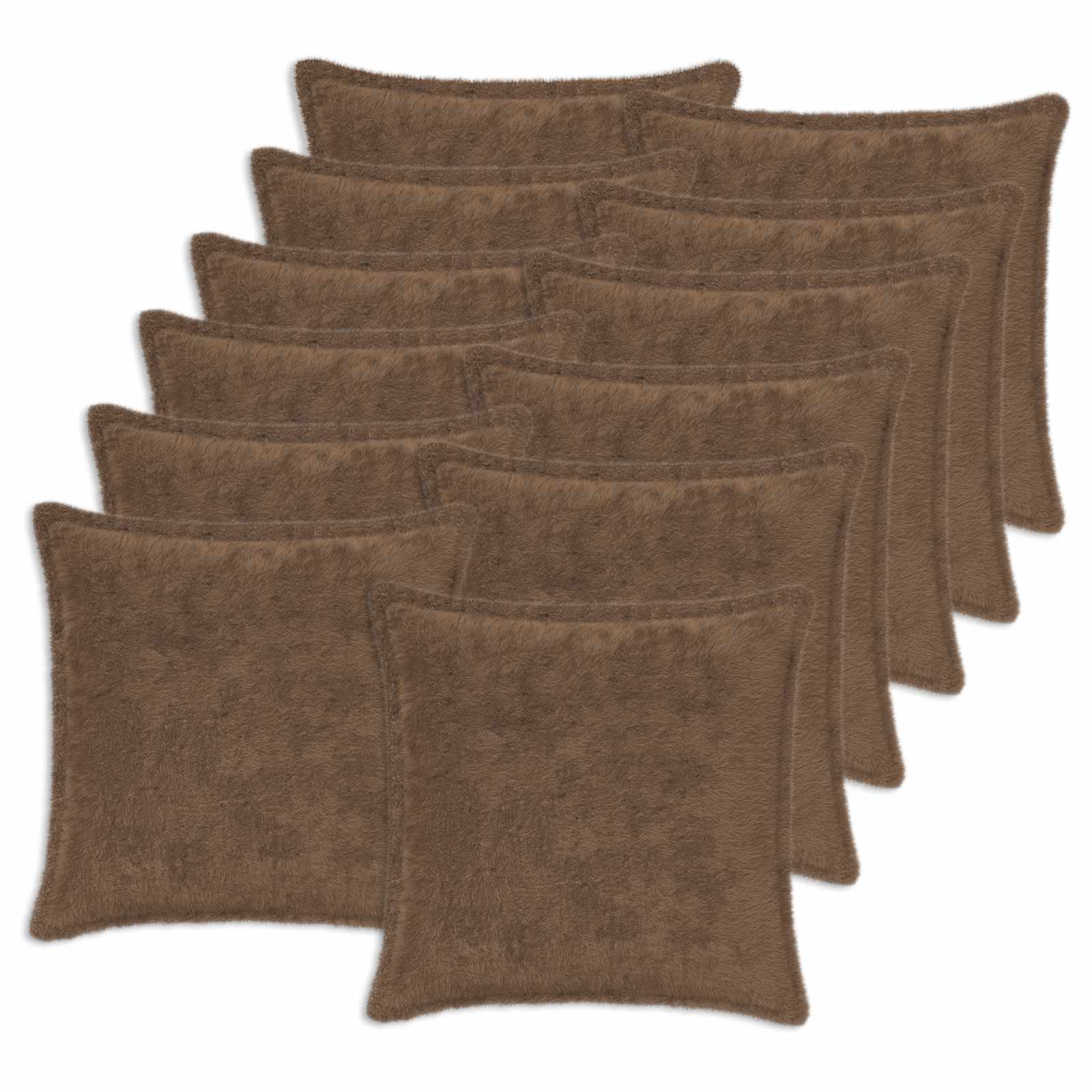 Federa 12 pz HOUTEN Marrone Chiaro 50 x 50 cm