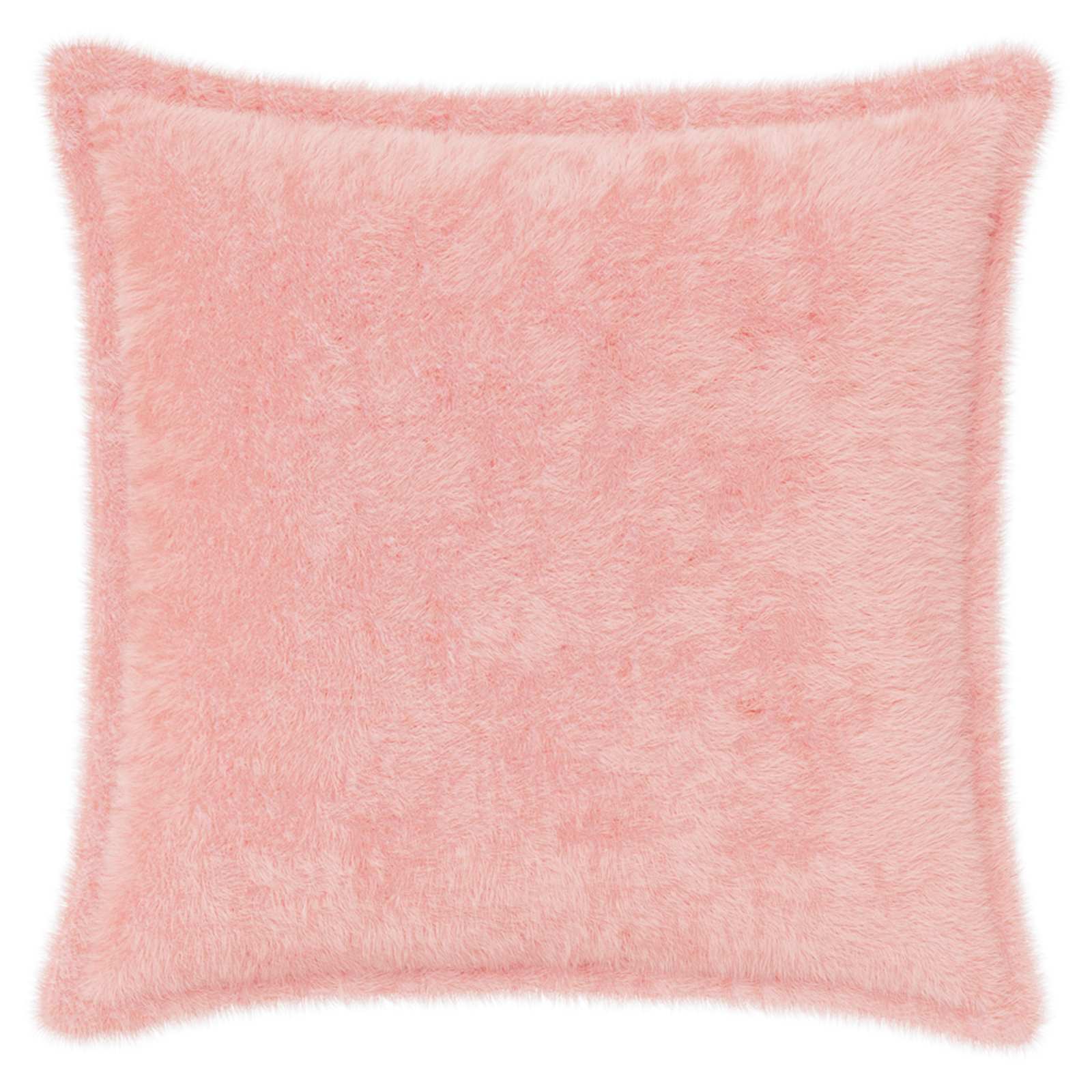 Federa 2 pz HOUTEN Rosa 50 x 50 cm Pelliccia di Coniglio Finta