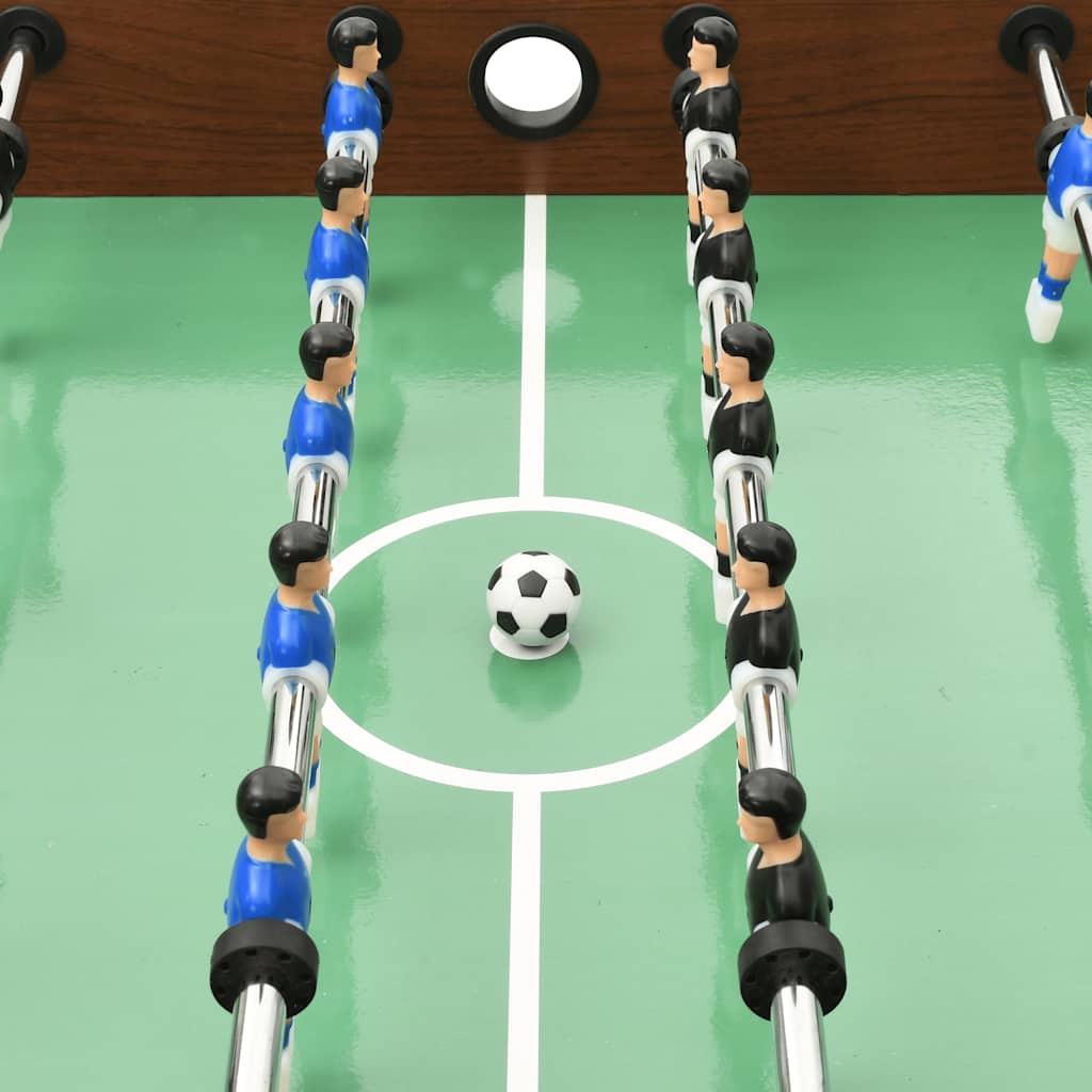 Calcio Balilla Pieghevole 121x61x80 cm Marrone