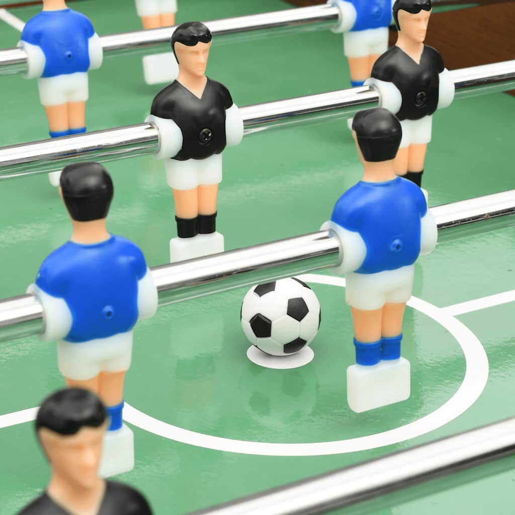 Calcio Balilla Pieghevole 121x61x80 cm Marrone