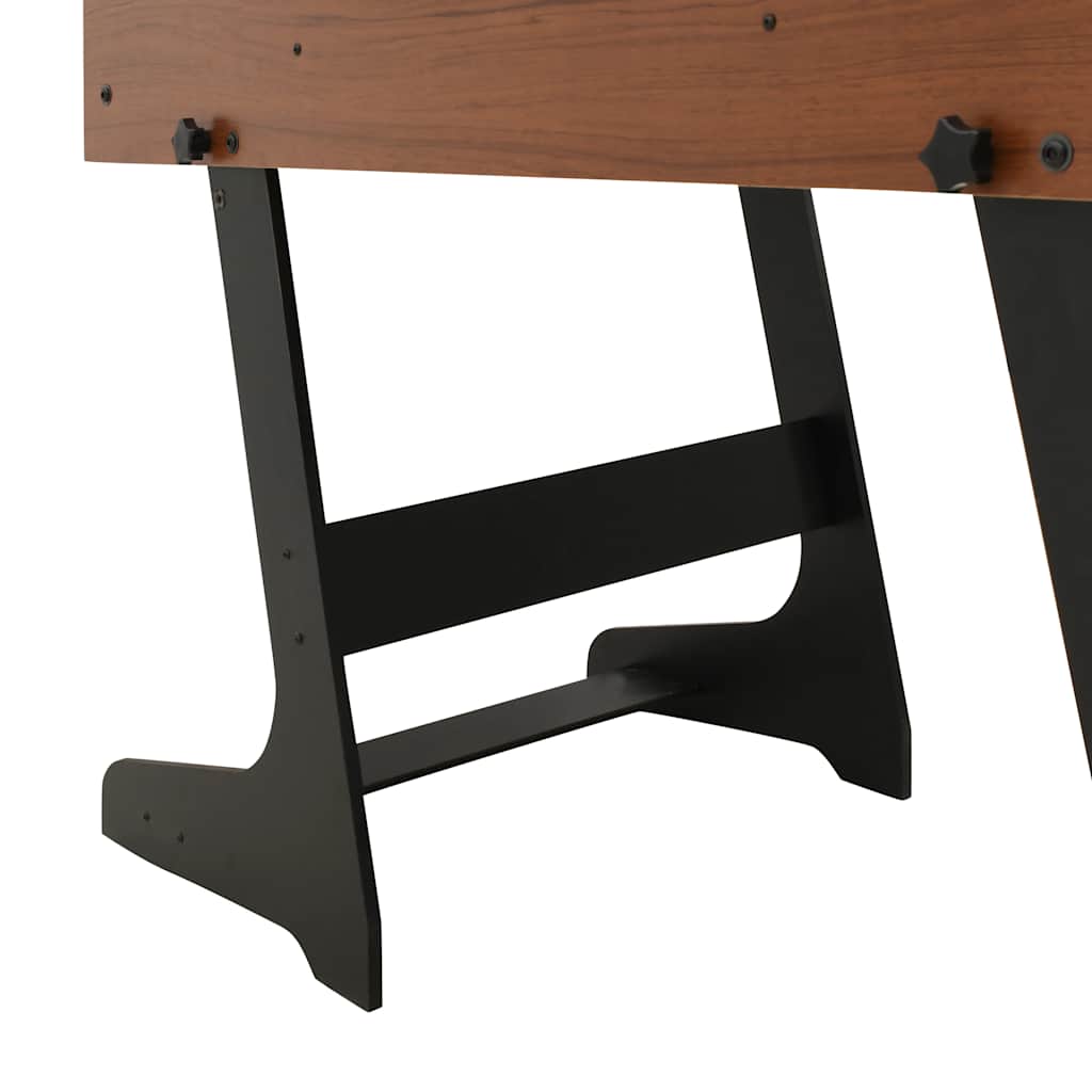 Calcio Balilla Pieghevole 121x61x80 cm Marrone