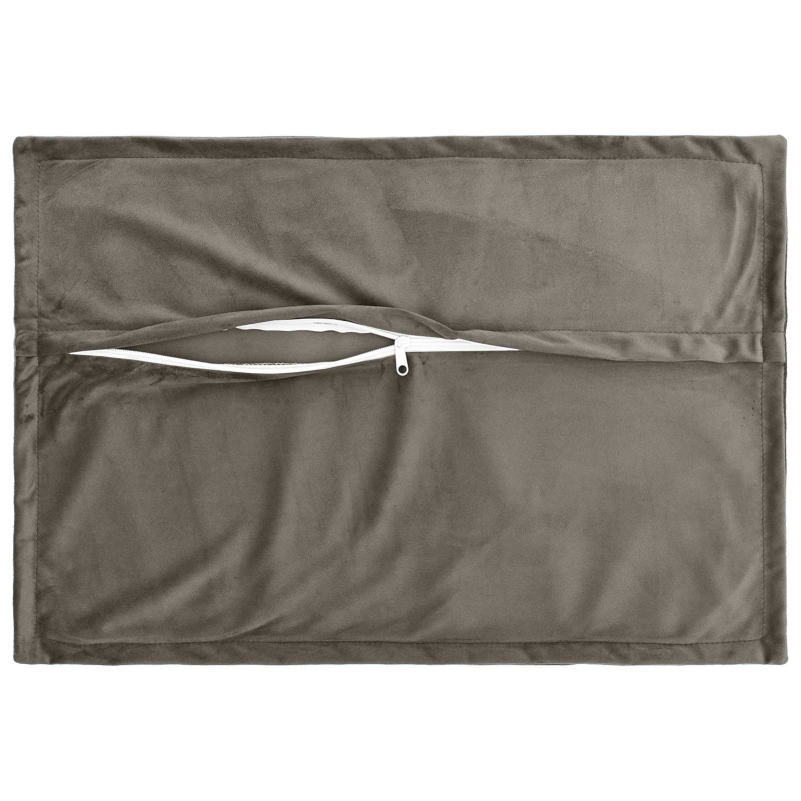 Federa 6 pcs HOUTEN Grigio Chiaro 50 x 70 cm Velluto