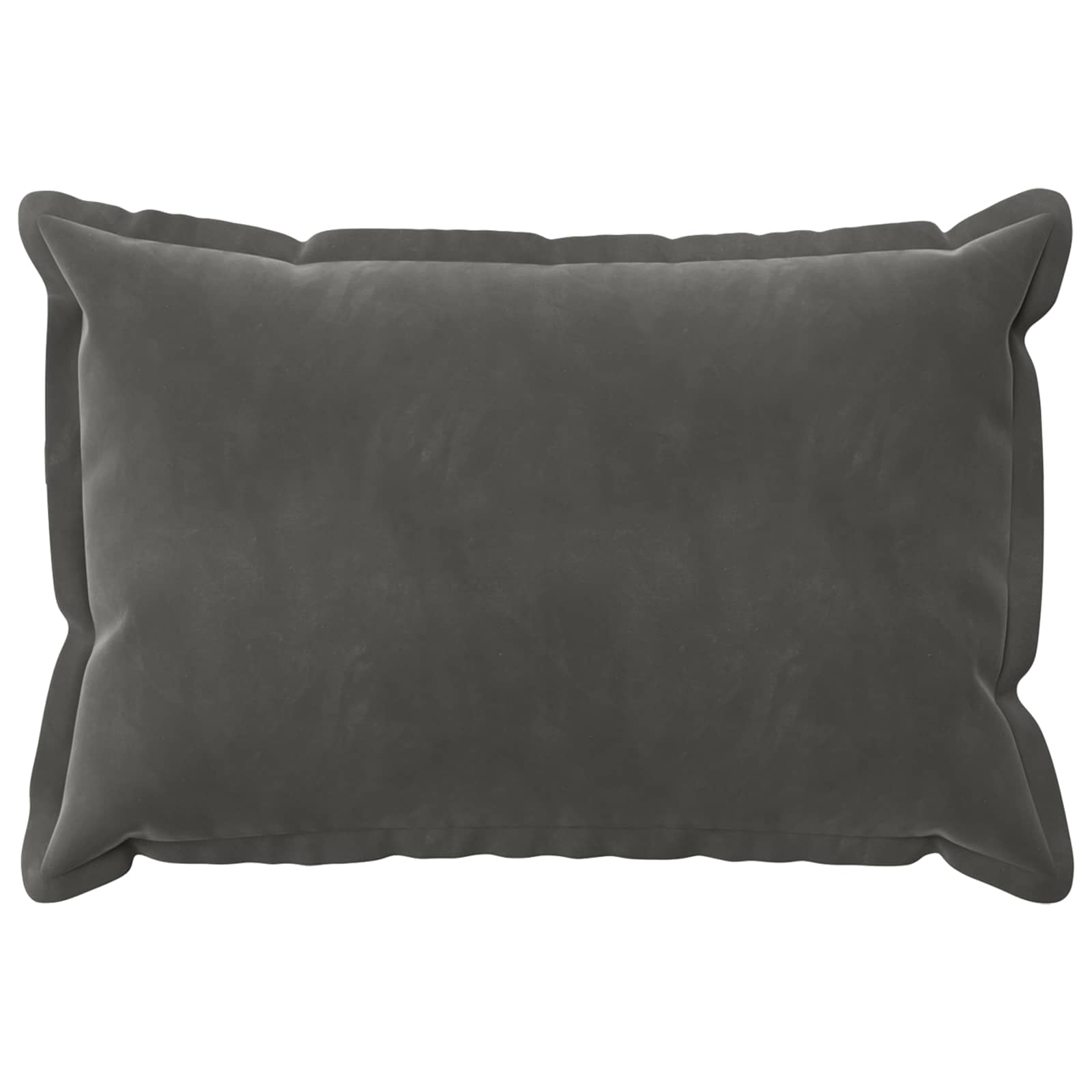 Federa 2 pcs HOUTEN Grigio Scuro 50 x 70 cm Velluto