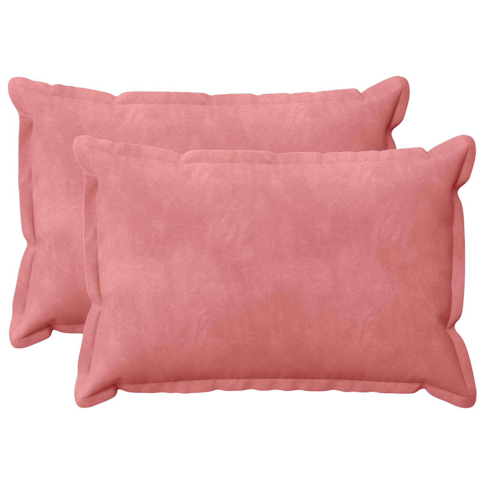 Federa 2 pcs HOUTEN Rosa 50 x 70 cm Velluto