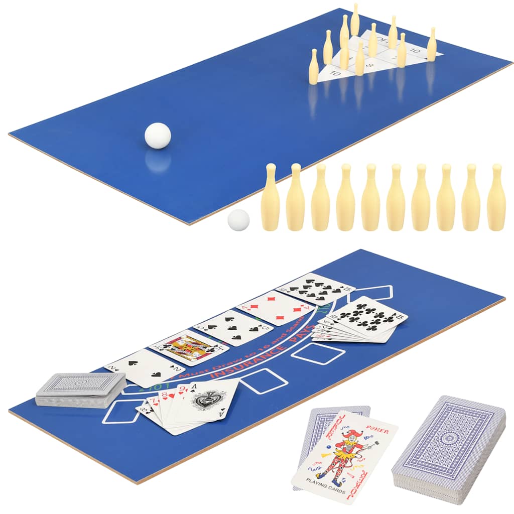 Set Giochi da Tavola 15-in-1 121x61x82 cm in Acero